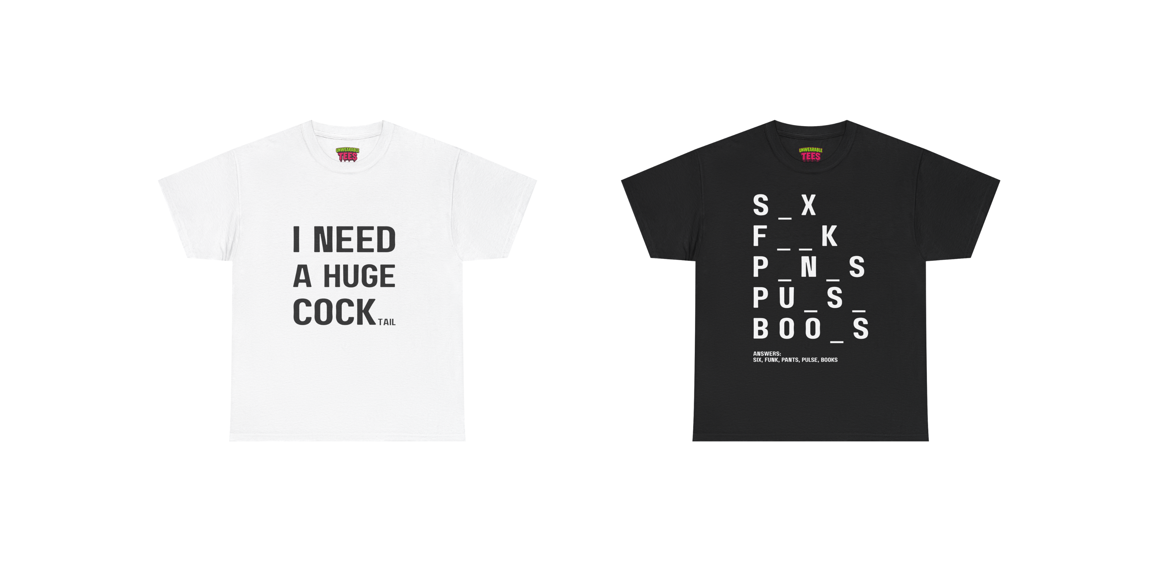 NSFW T-shirts