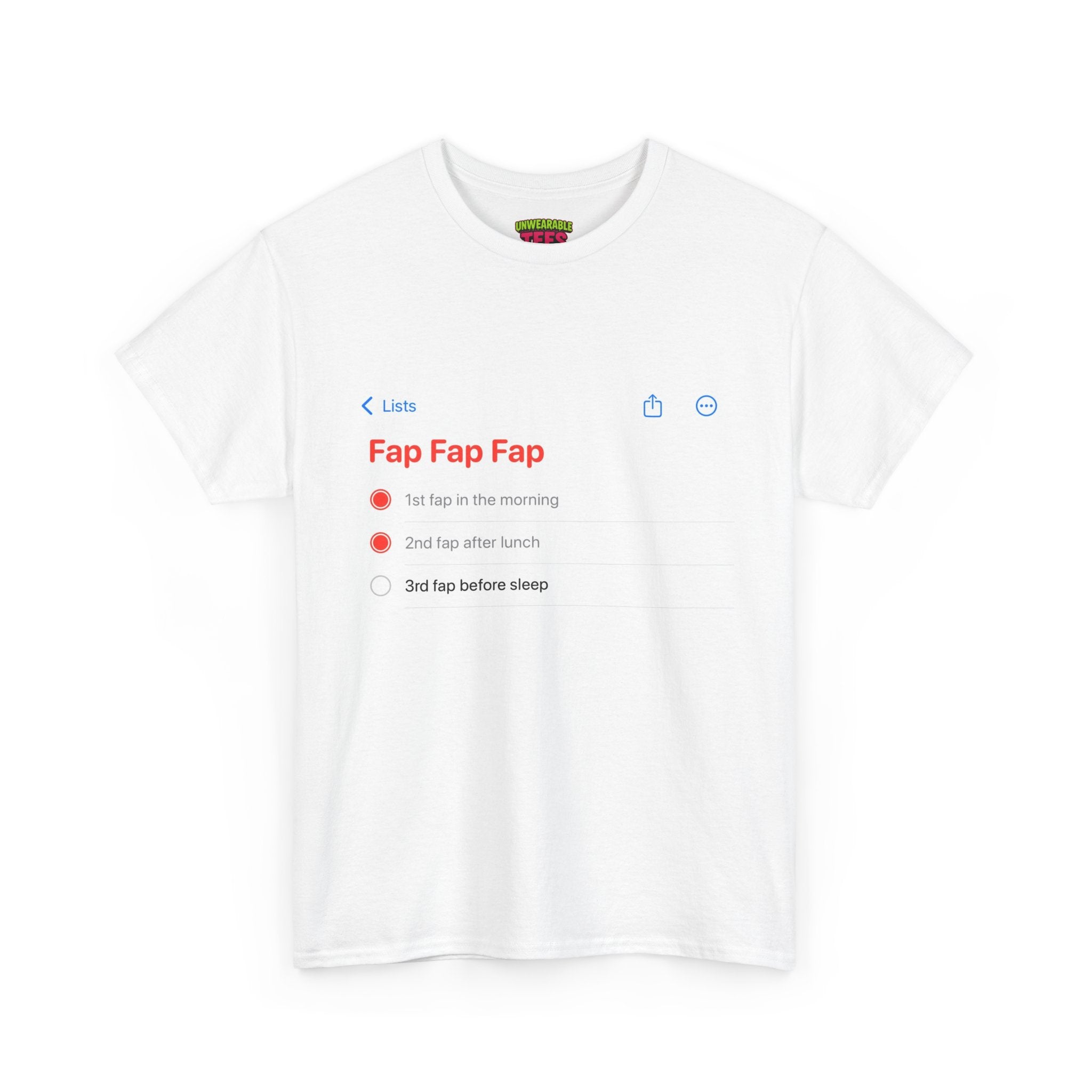 Fap Fap Fap iPhone Reminder T-Shirt