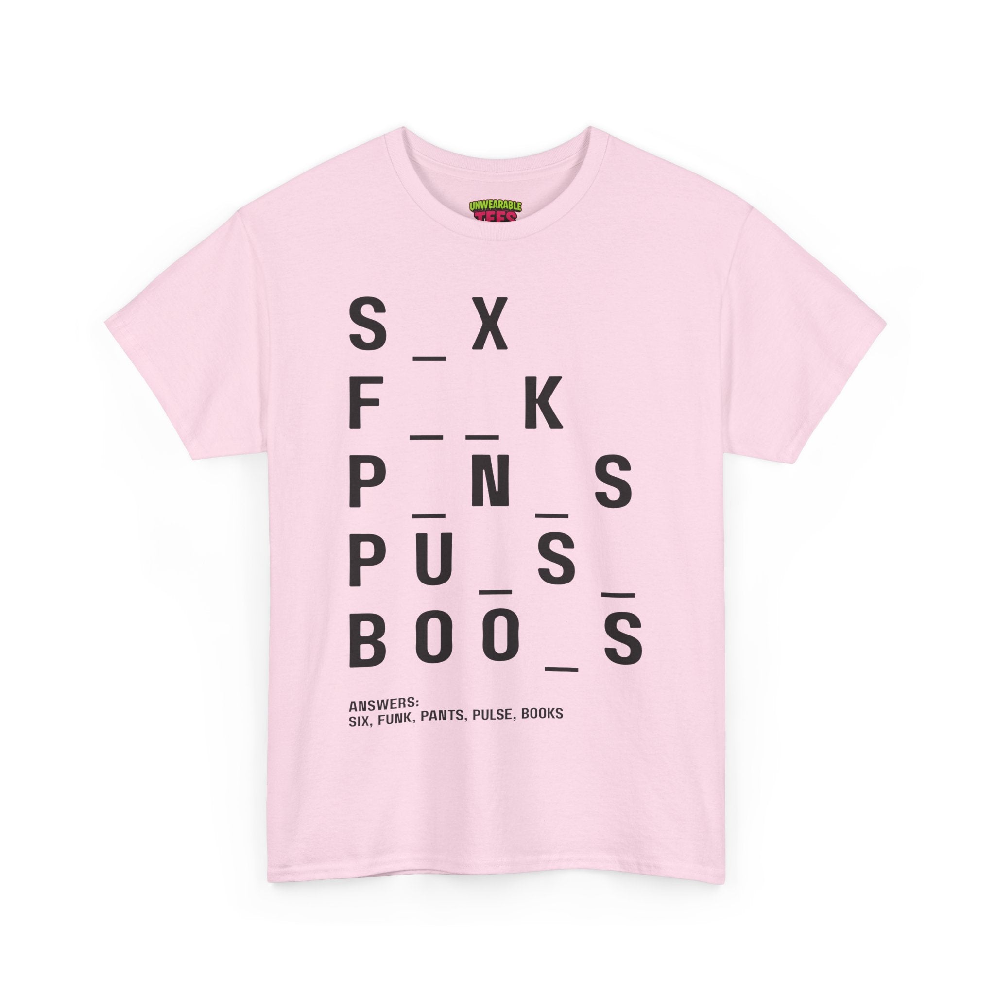 Funny NSFW Word Puzzles T-Shirt