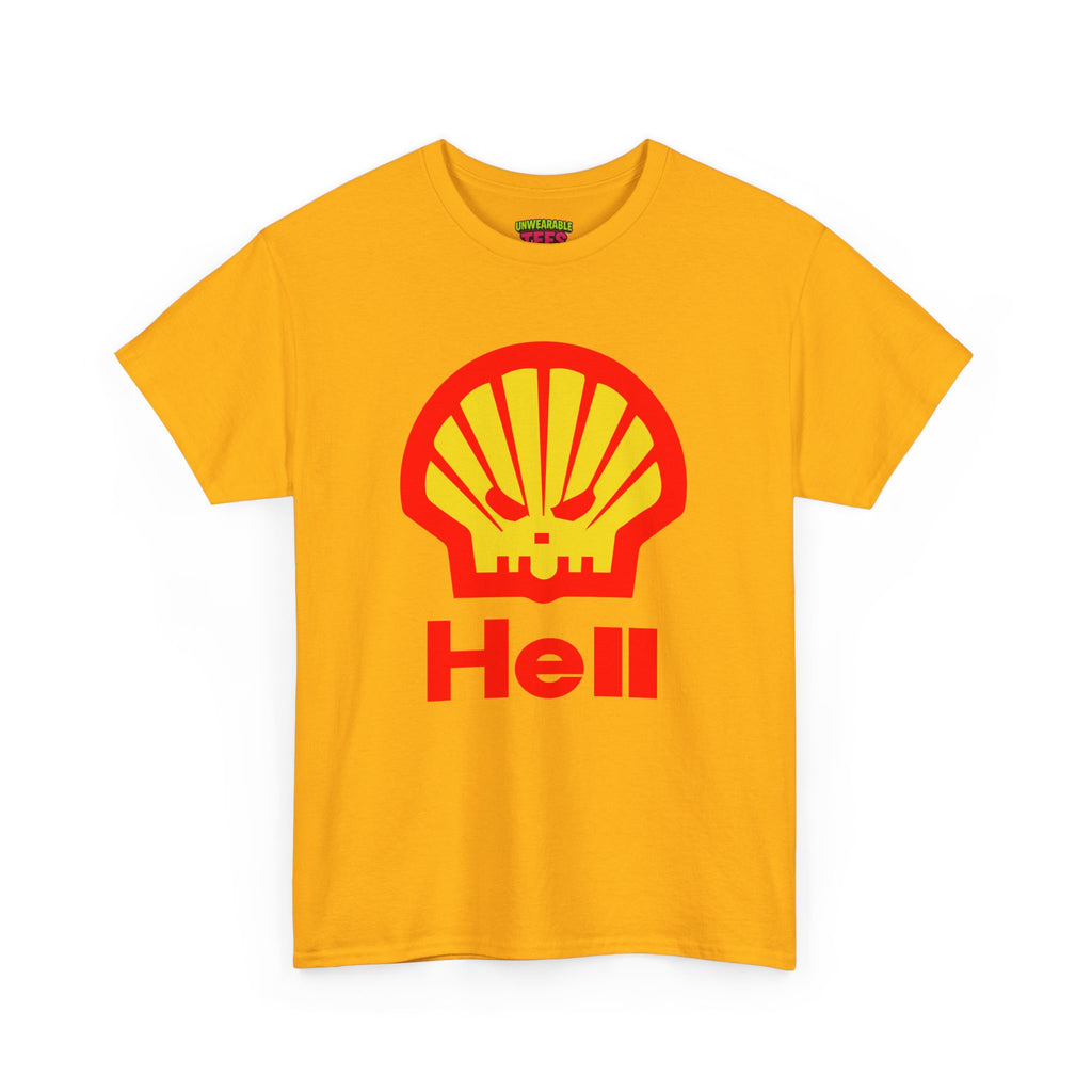 Shell Hell Parody Sticker Shell Parody Logo