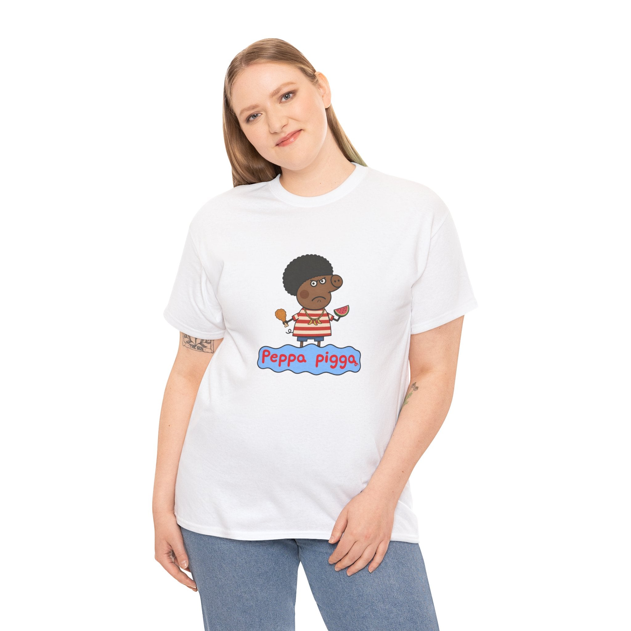 Peppa Pigga Parody Logo T-Shirt