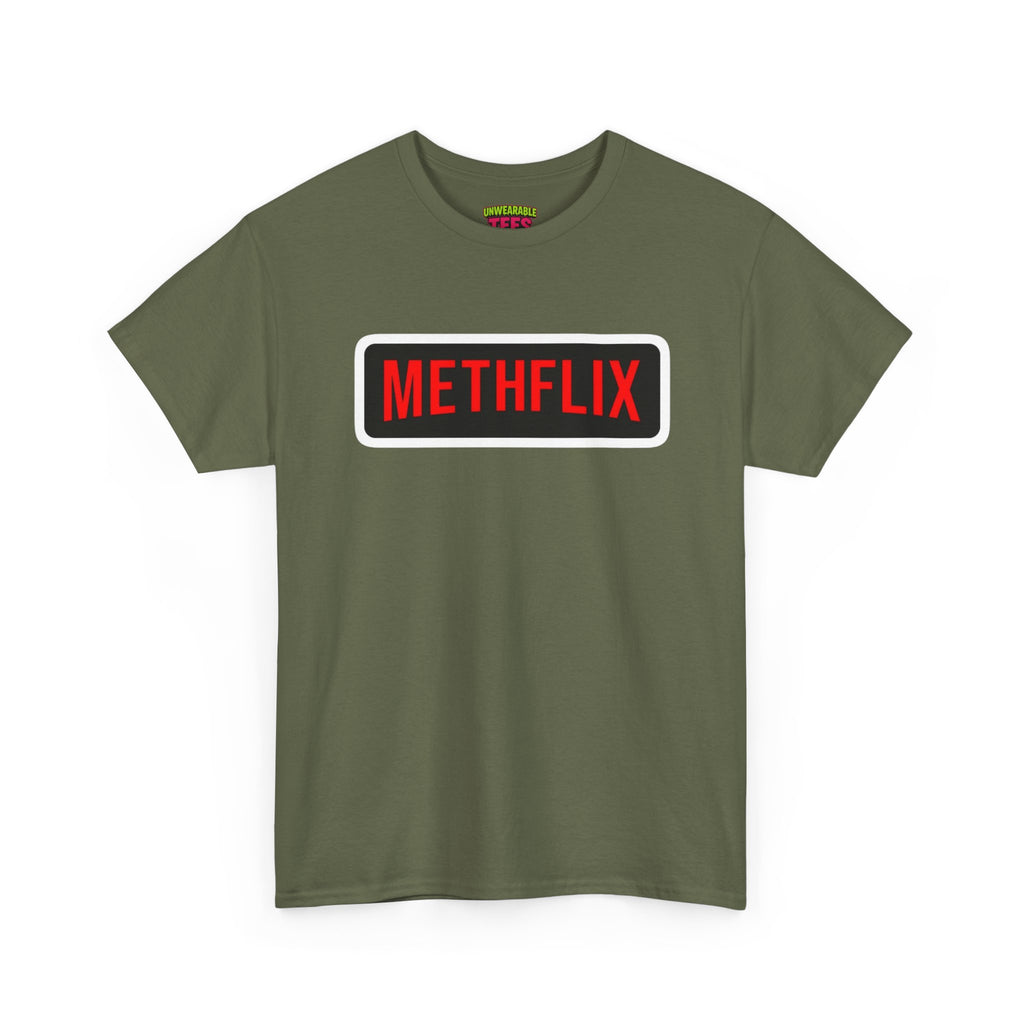 Netflix Parody Logo "Methflix" T-Shirt