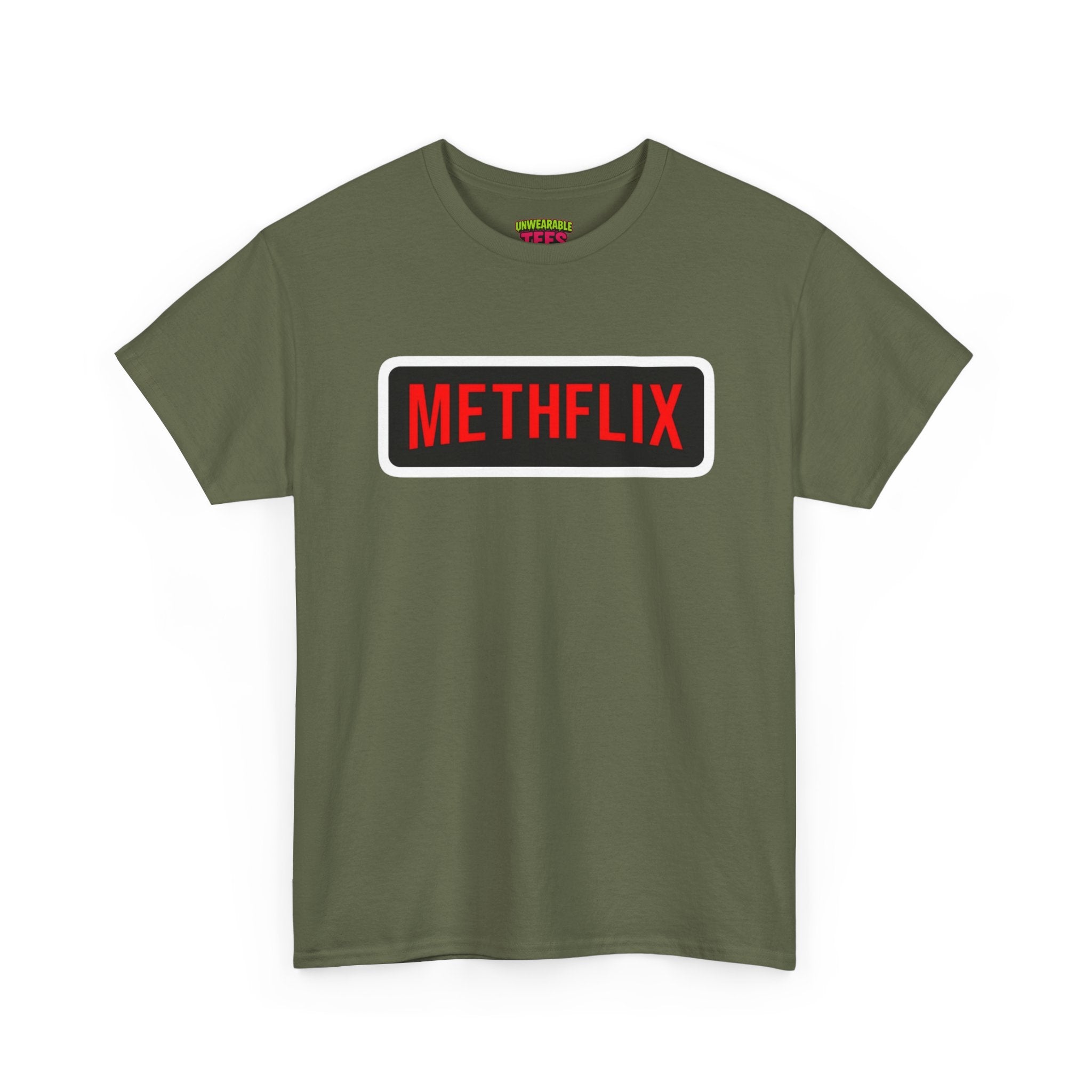Netflix Parody Logo "Methflix" T-Shirt