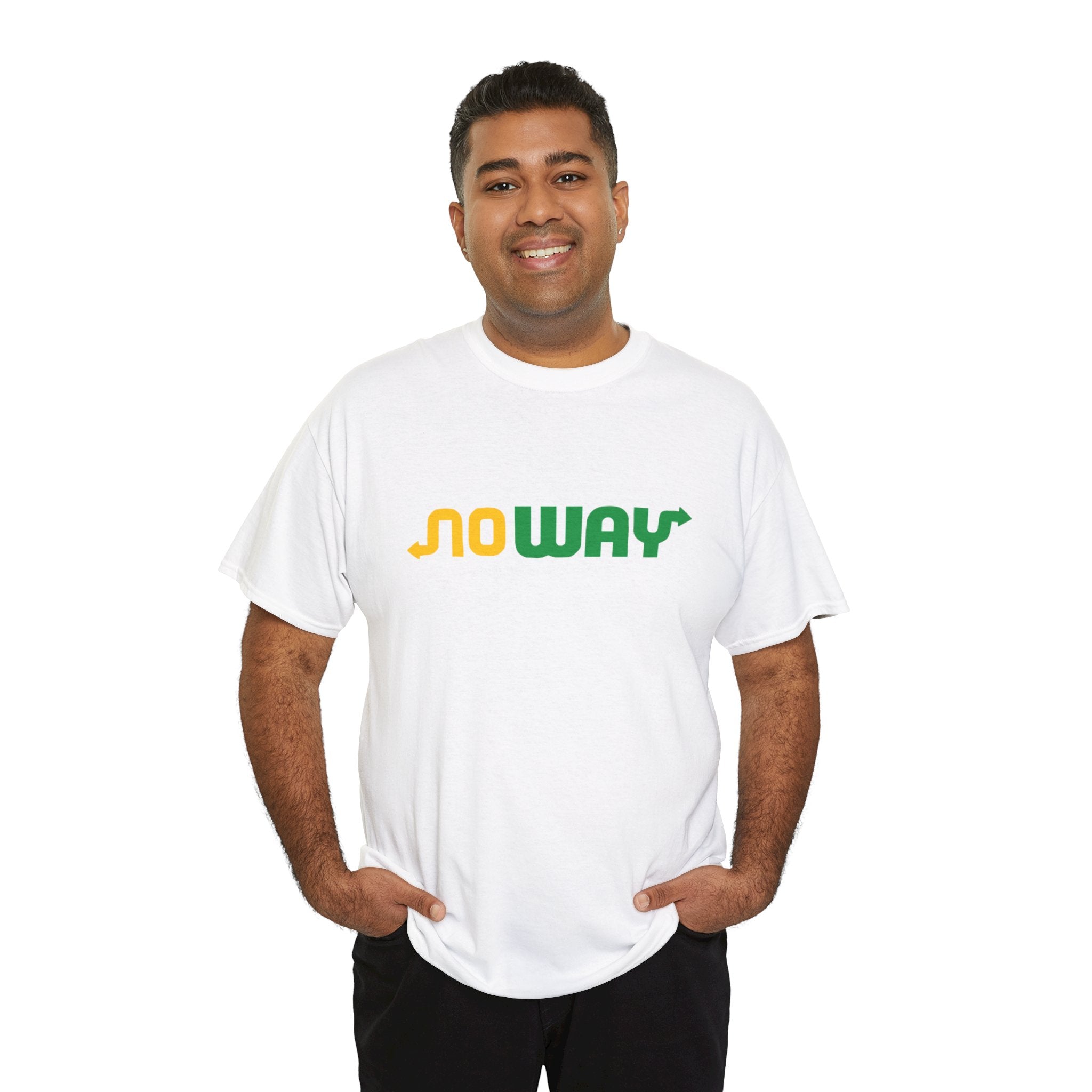 Subway Parody Logo "No way" T-Shirt