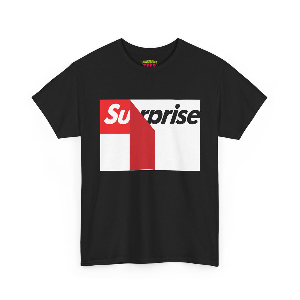 Supreme Parody Logo "Surprise" T-Shirt
