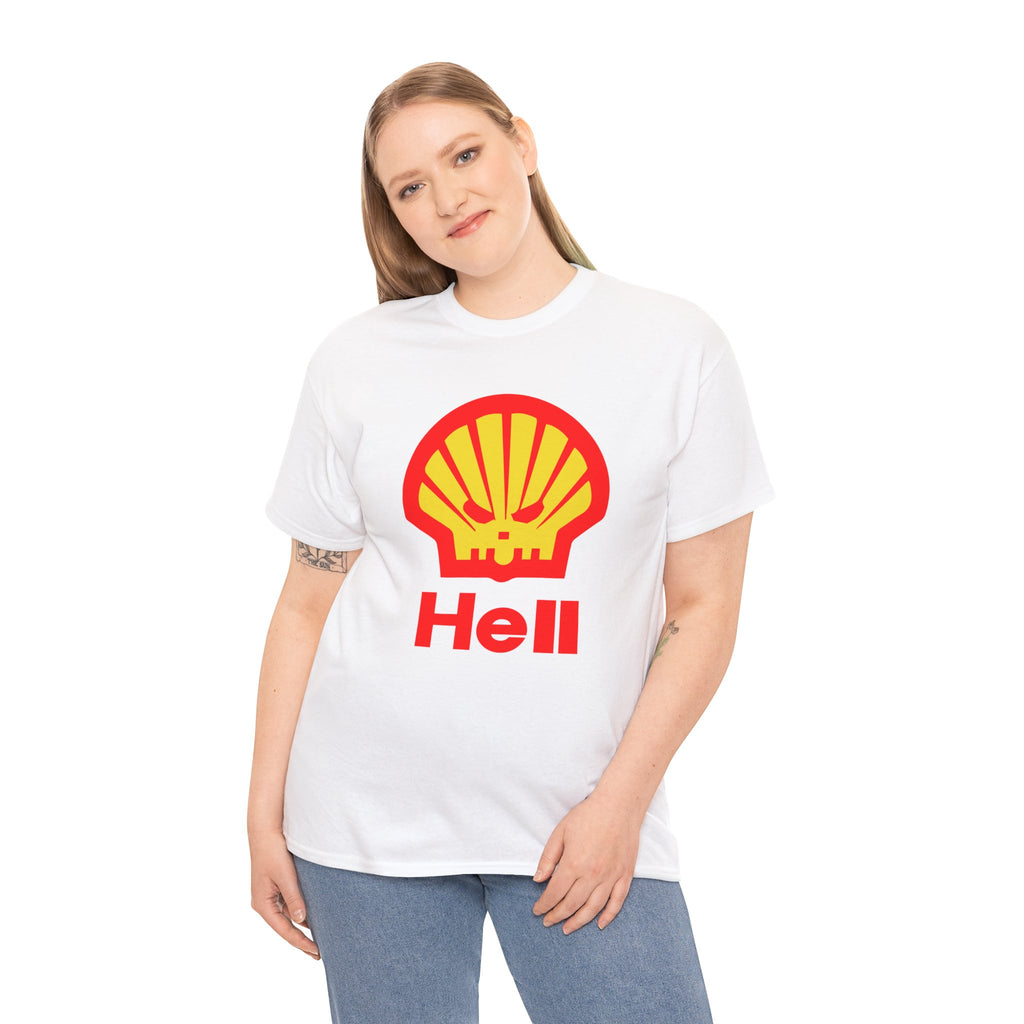 Shell Hell Parody Sticker Shell Parody Logo