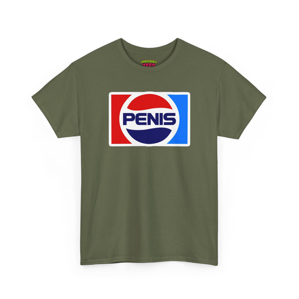 Pepsi Parody Logo "Penis" T-Shirt