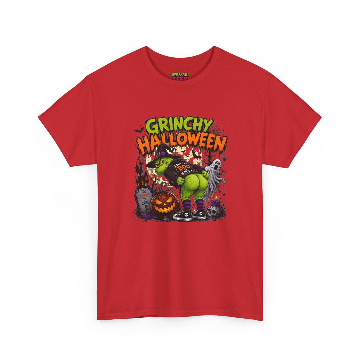 Grinchy Halloween Inappropriate Halloween T-Shirt