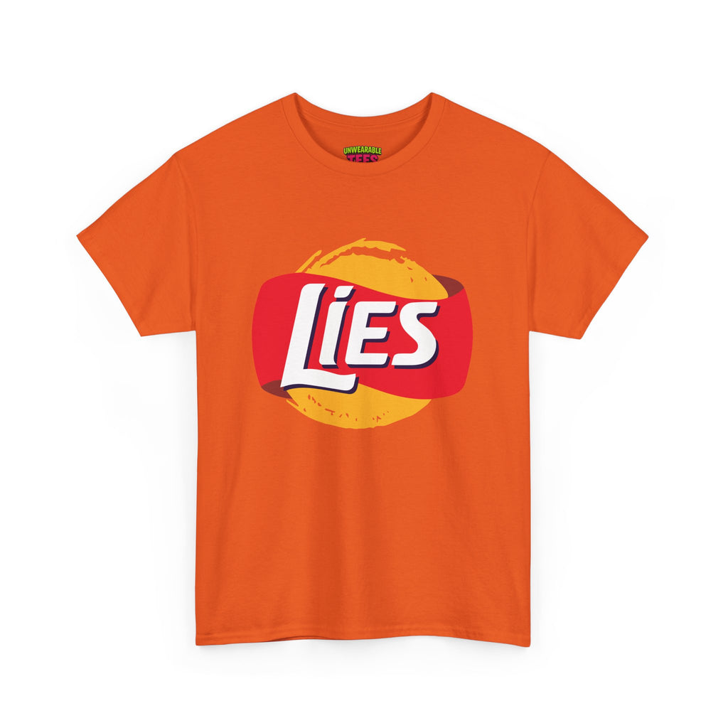 Lay's Parody Logo "Lies" T-Shirt