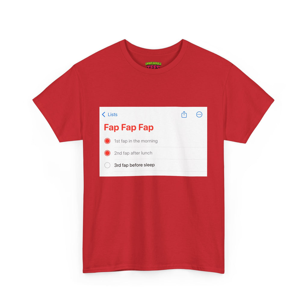 Fap Fap Fap iPhone Reminder T-Shirt