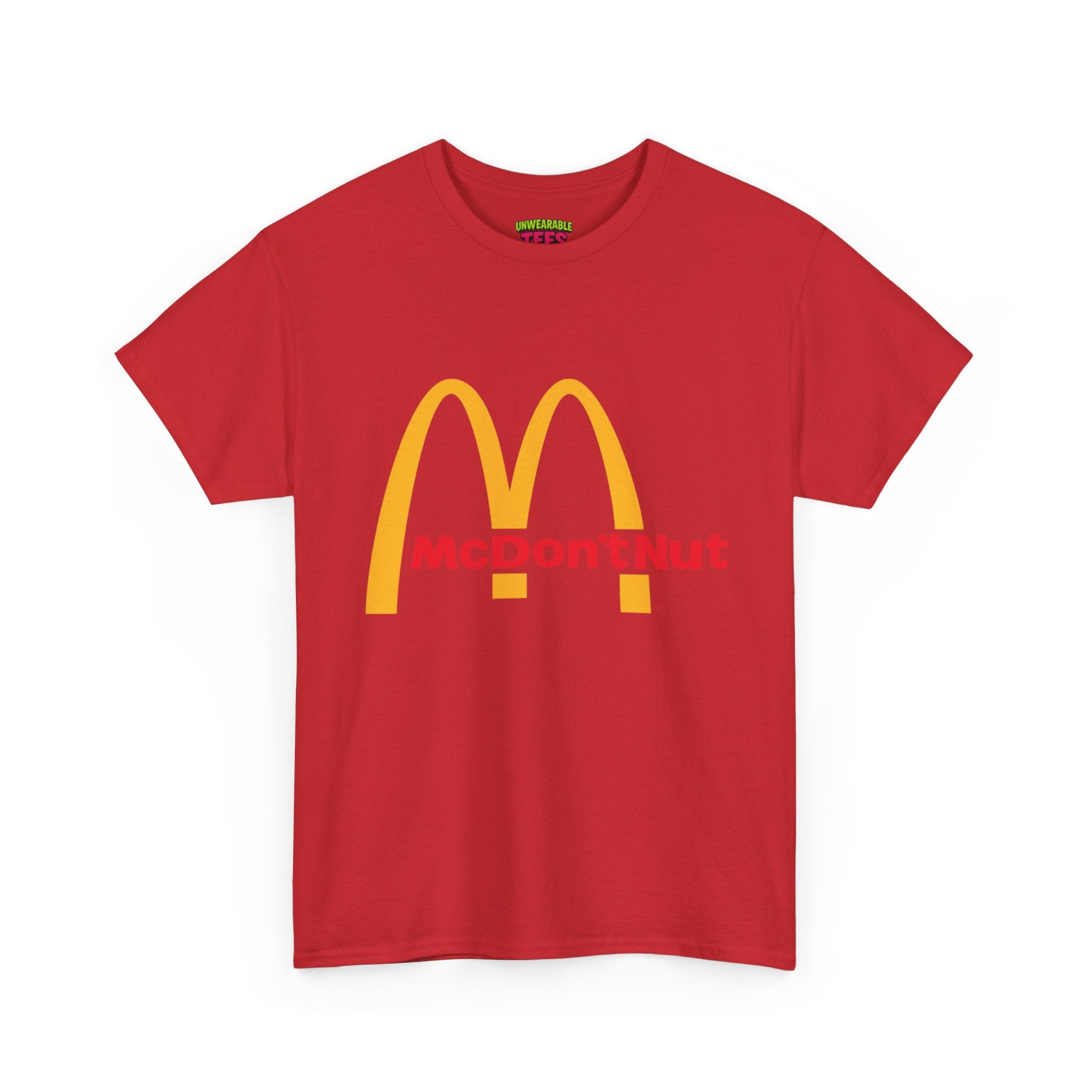 McDonald's Parody Logo "McDon'tNut" T-Shirt