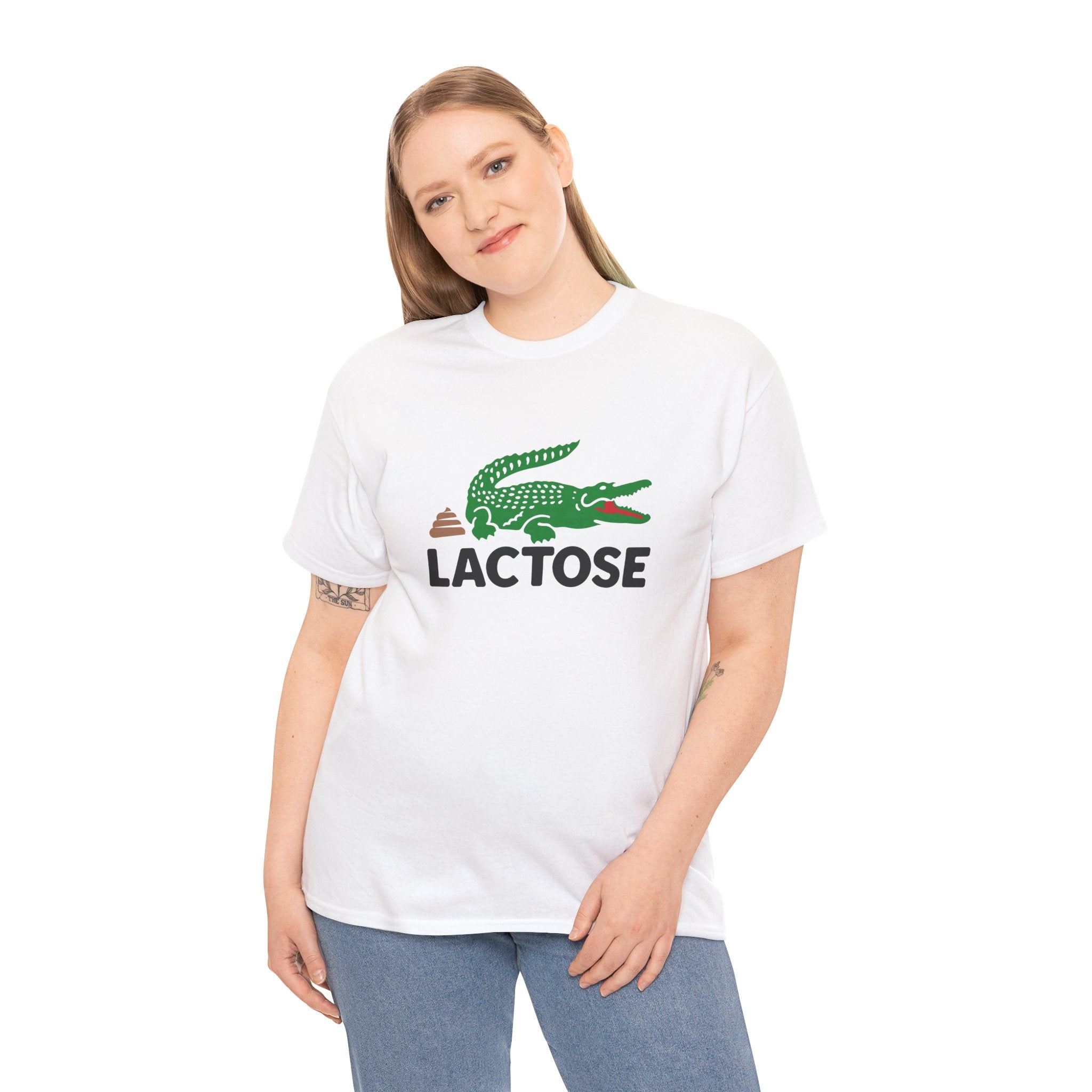 Lacoste Parody Logo "Lactose" T-Shirt