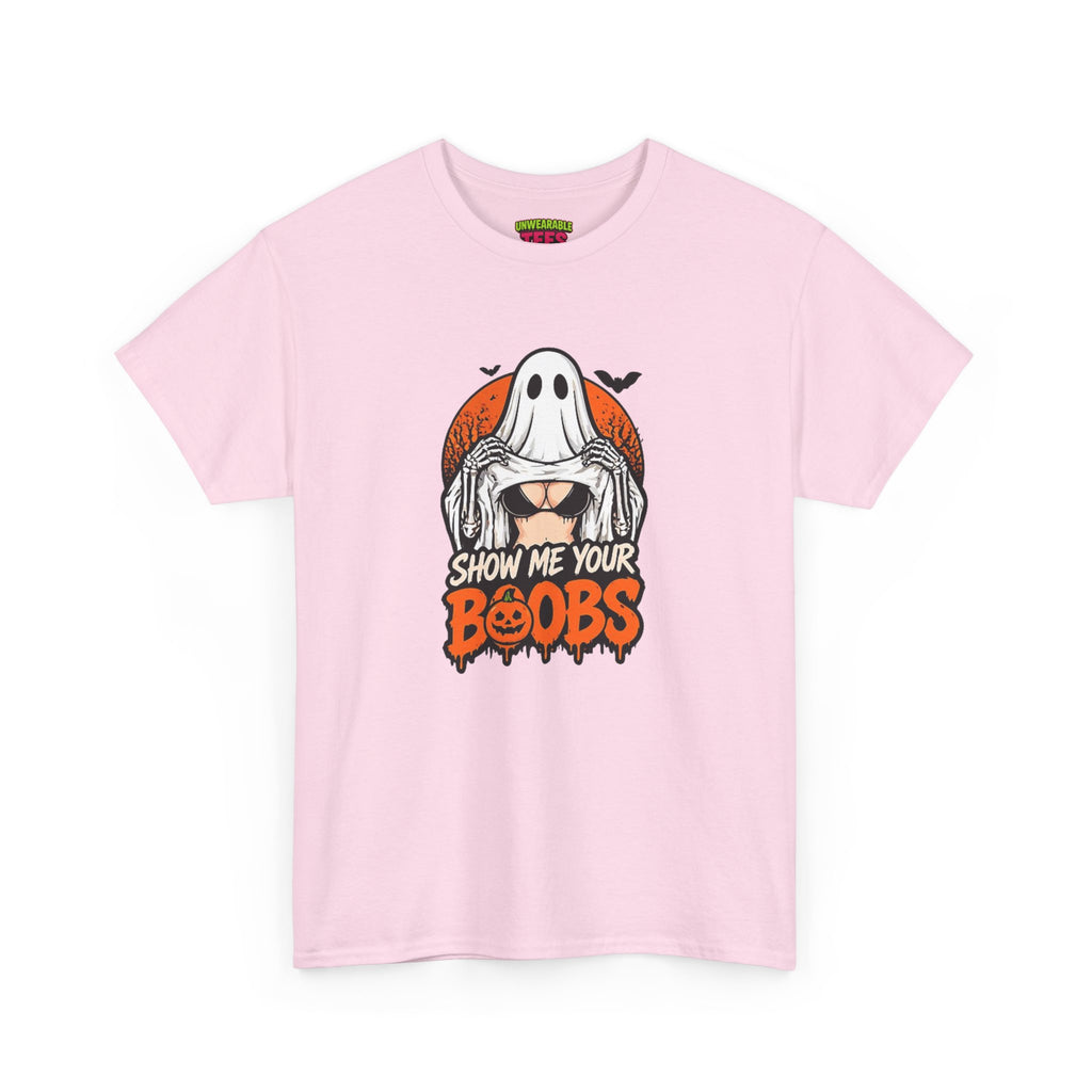 Show Me Your Boobs Inappropriate Halloween T-Shirt