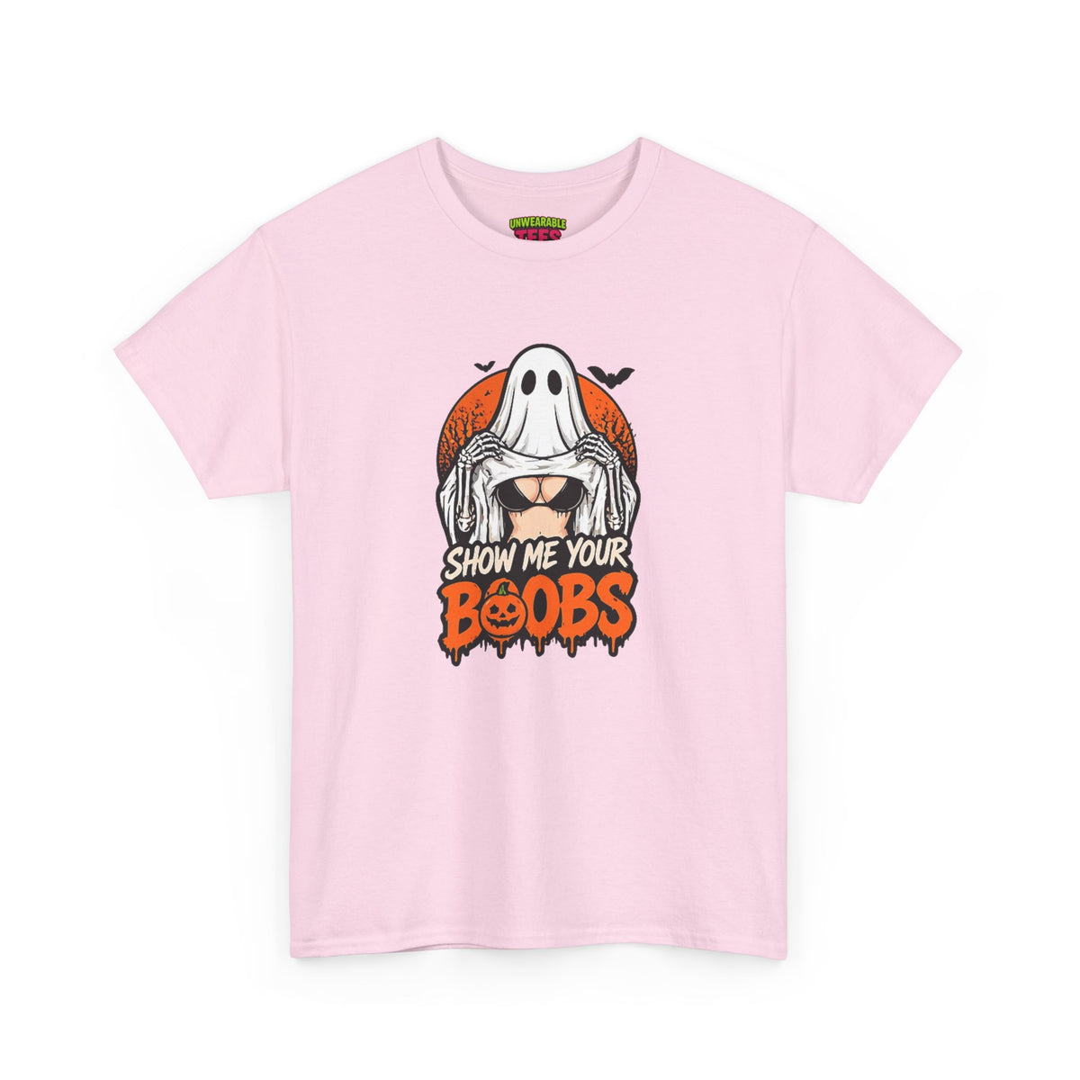 Show Me Your Boobs Inappropriate Halloween T-Shirt