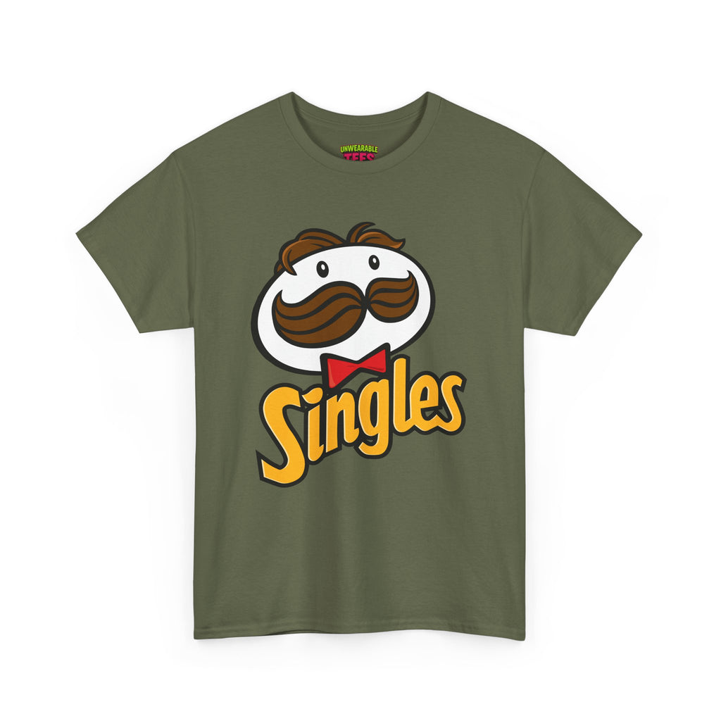 Pringles Parody Logo "Singles" T-Shirt