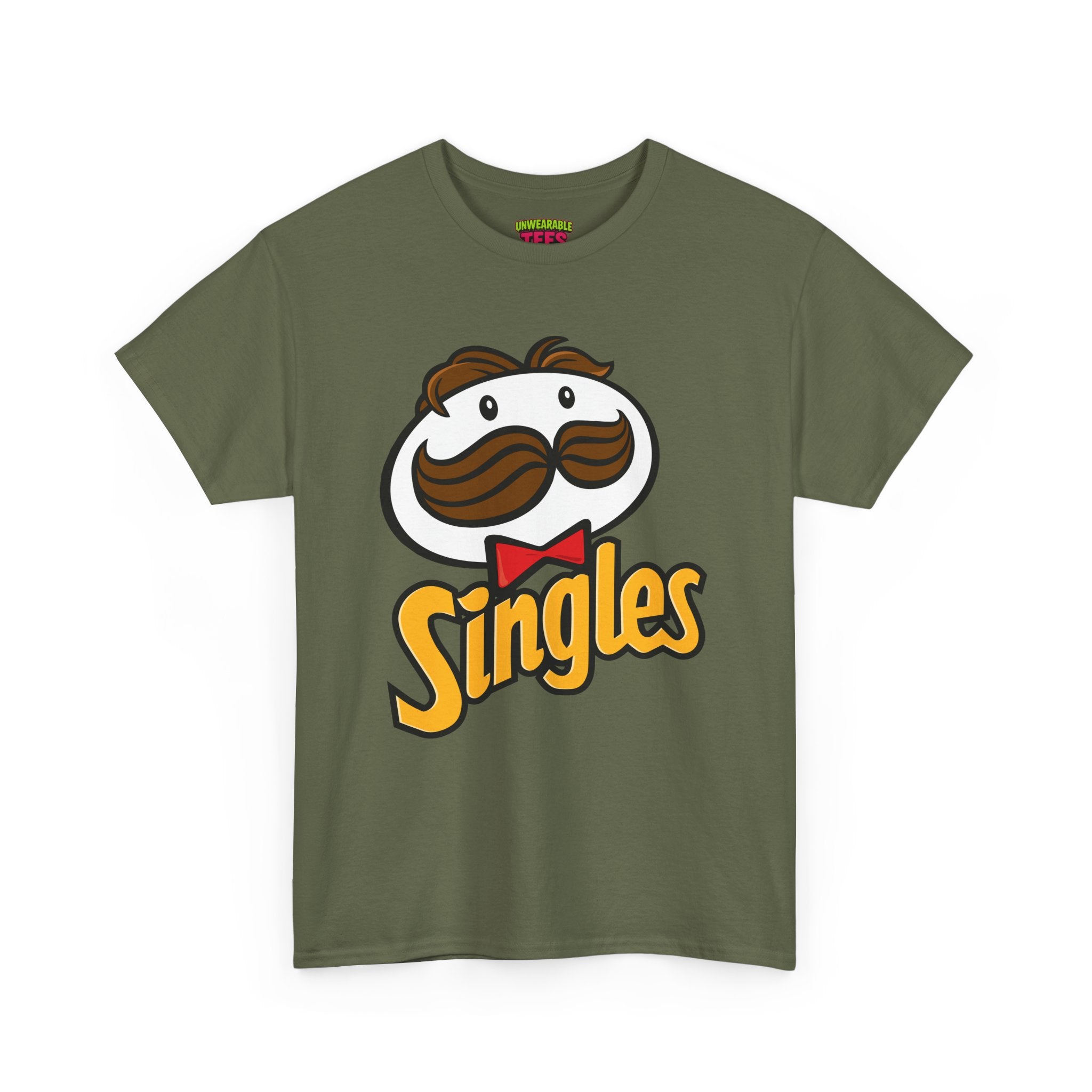Pringles Parody Logo "Singles" T-Shirt
