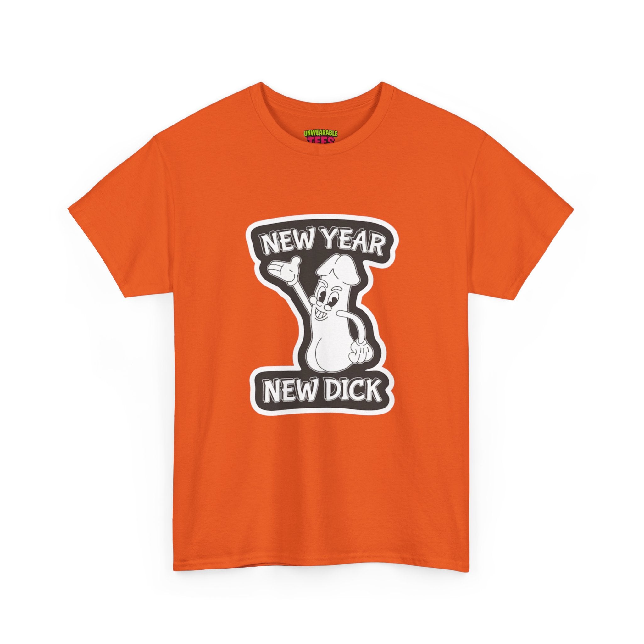 New Year New Dick Inappropriate New Year T-Shirt
