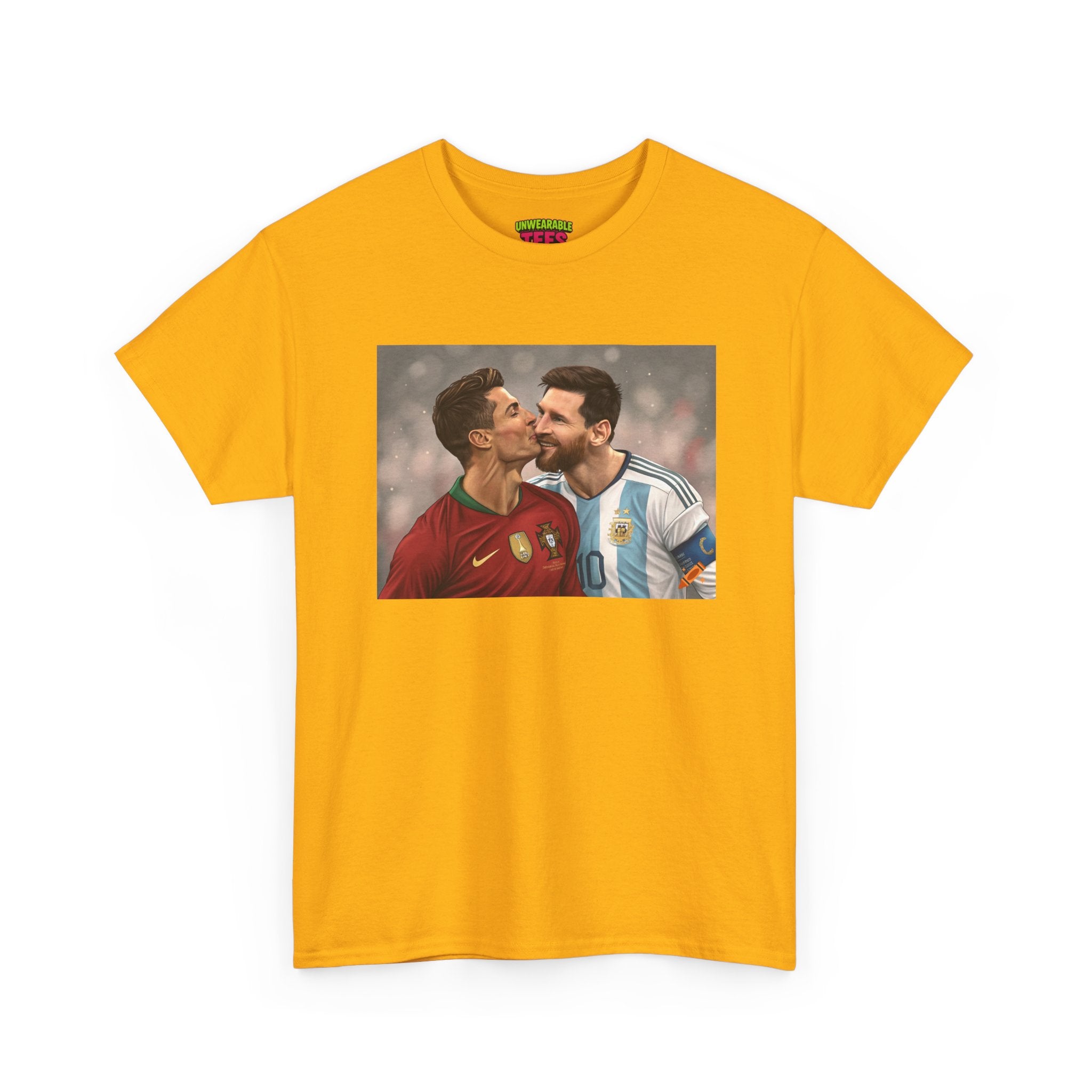 Cristiano Ronaldo and Lionel Messi Kissing T-Shirt