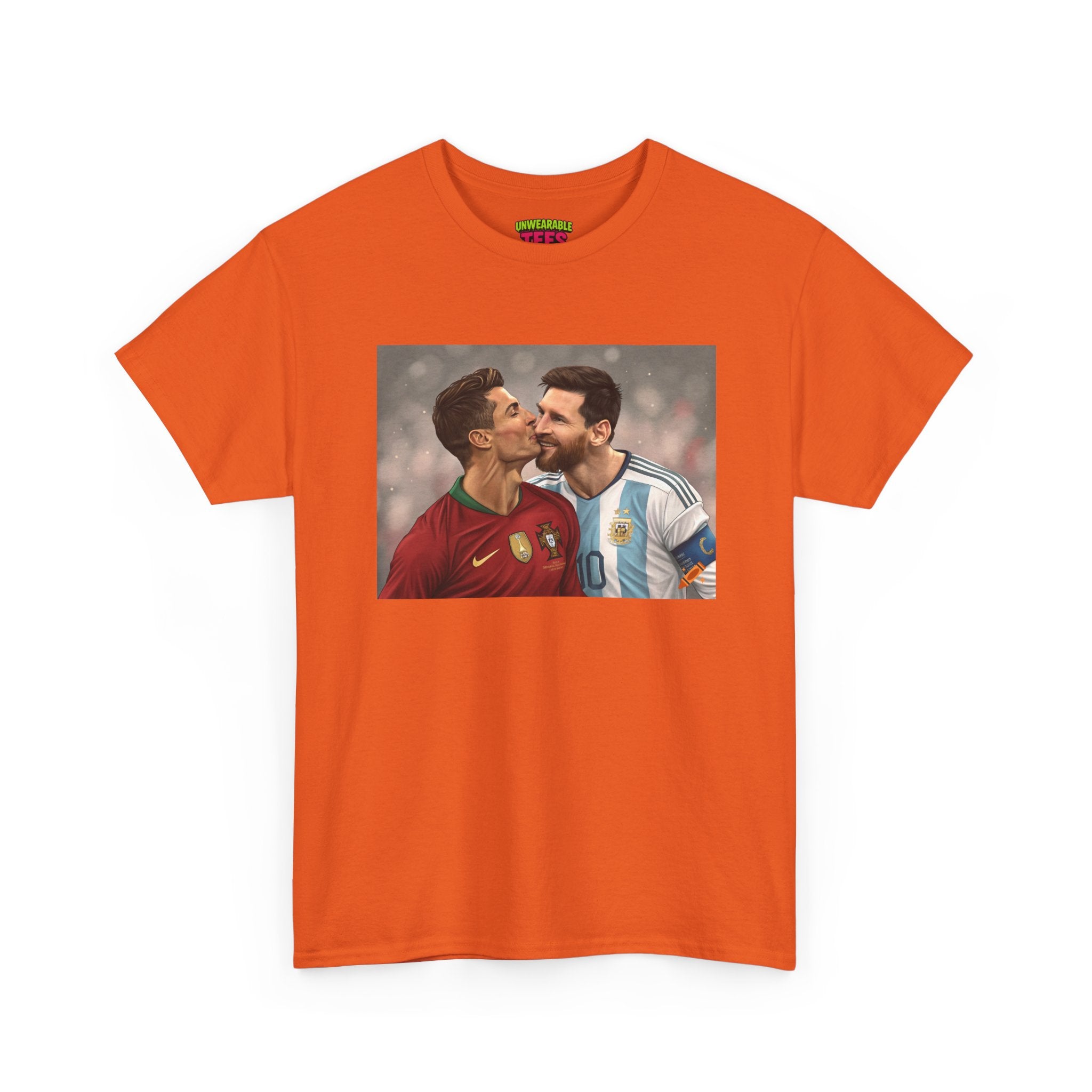 Cristiano Ronaldo and Lionel Messi Kissing T-Shirt