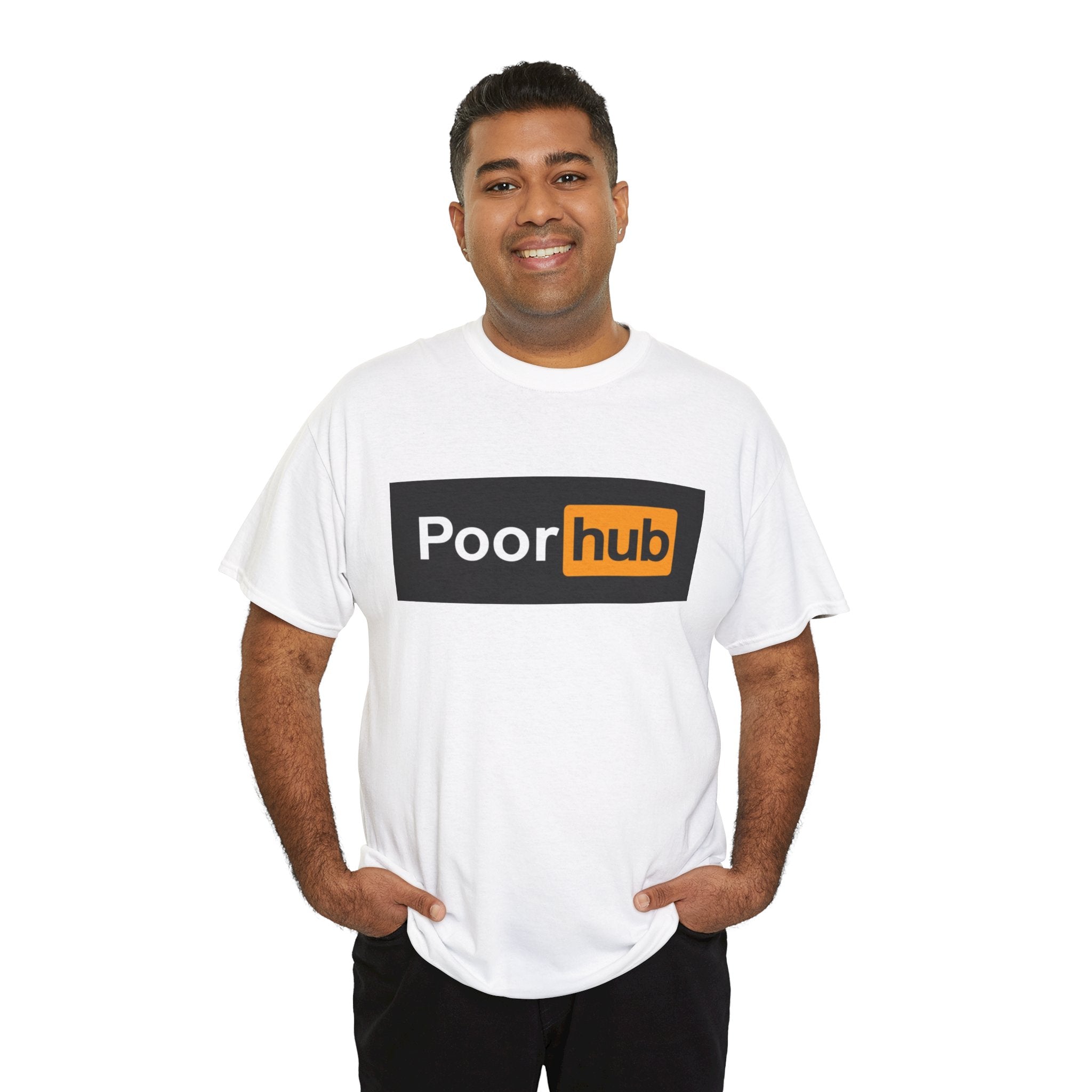 Pornhub Parody Logo "Poorhub" T-Shirt