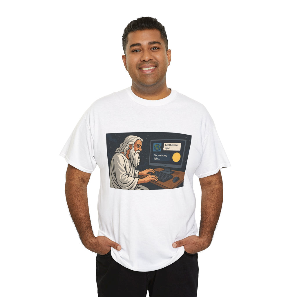 Jesus Vibe-coded World T-Shirt