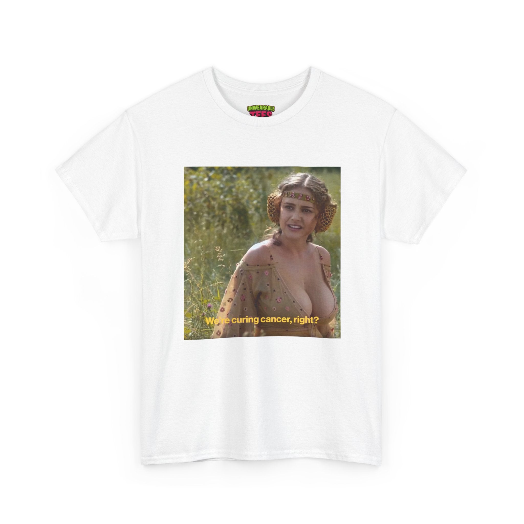 We're Curing Cancer Right T-Shirt