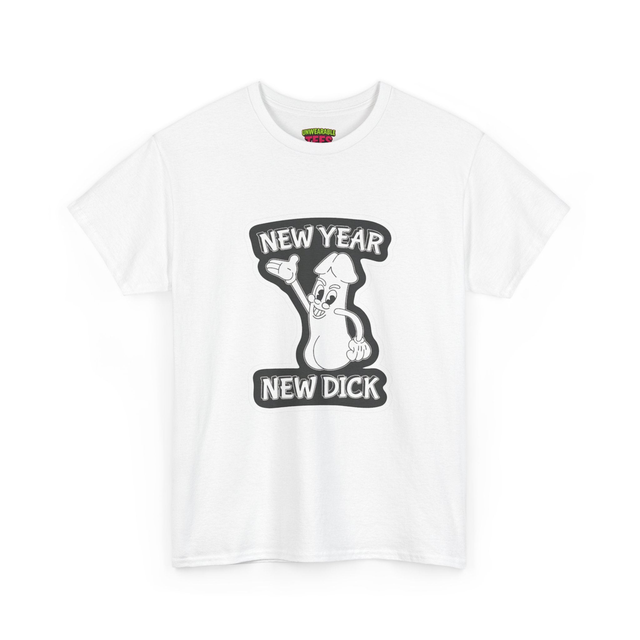 New Year New Dick Inappropriate New Year T-Shirt