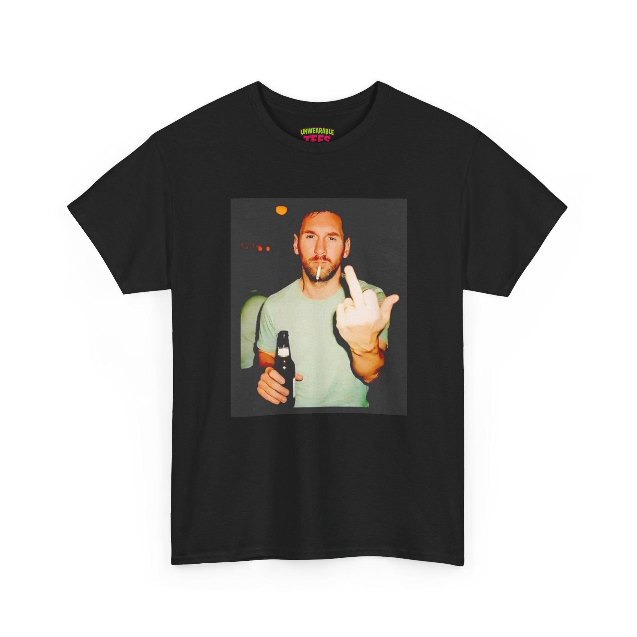 Lionel Messi Happy Hour Middle Finger T-Shirt