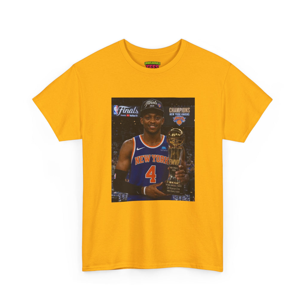 De'Aaron Fox New York Knicks 2026 NBA Finals MVP T-Shirt