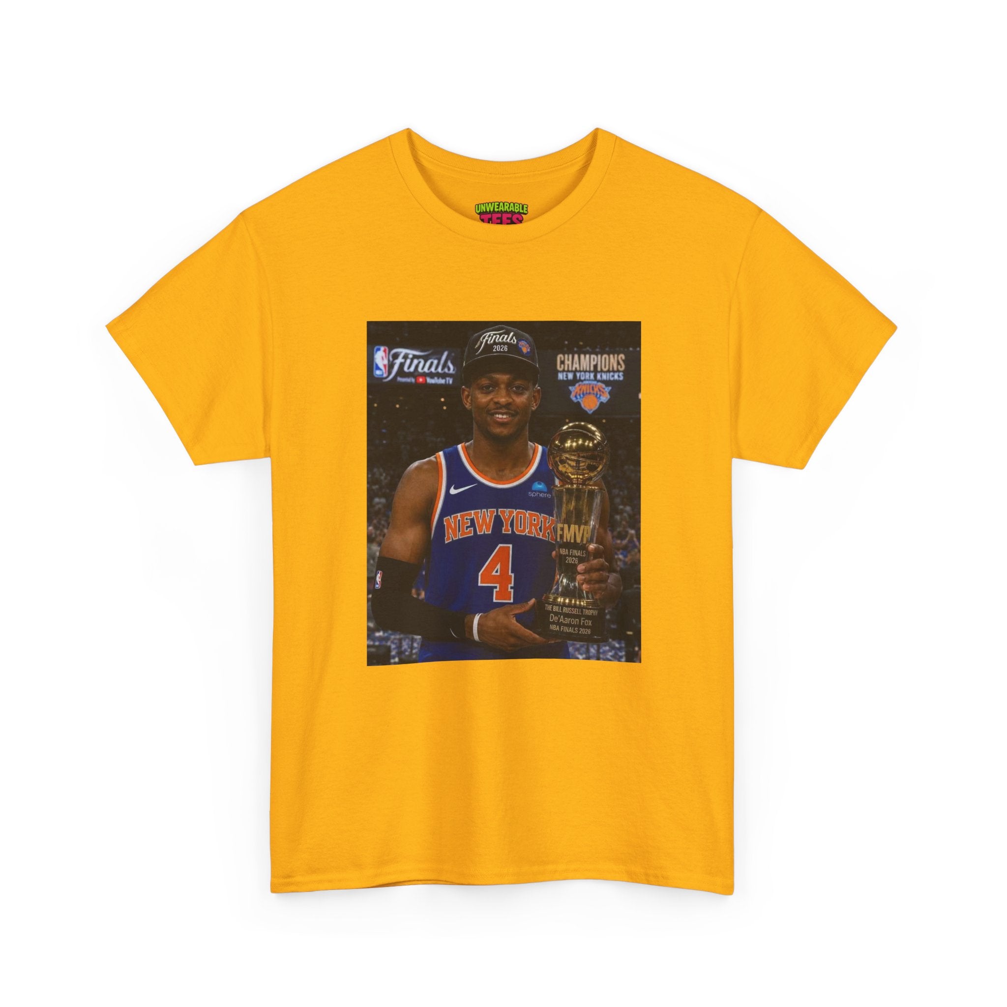 De'Aaron Fox New York Knicks 2026 NBA Finals MVP T-Shirt