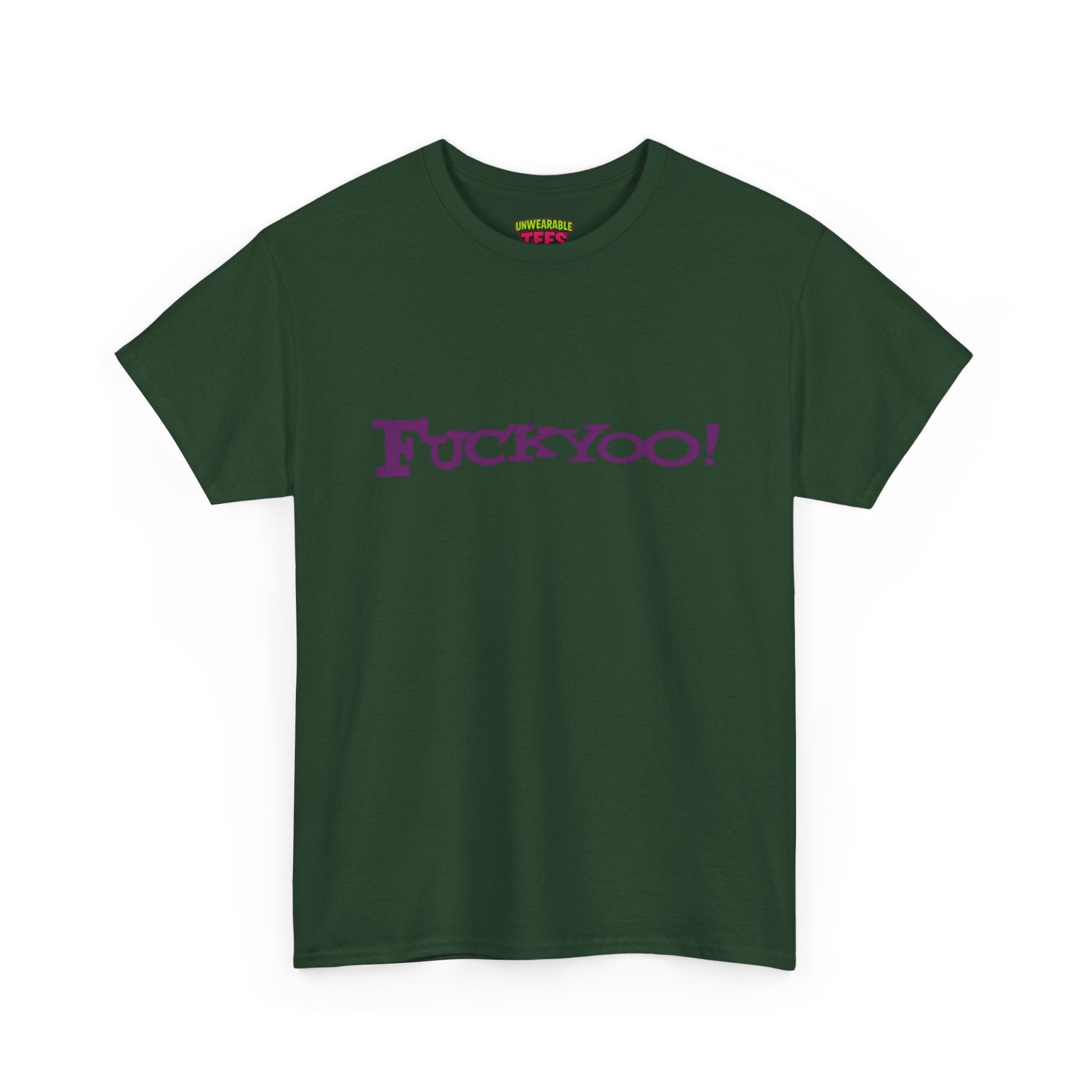 Yahoo Parody Logo "Fuckyoo" T-Shirt