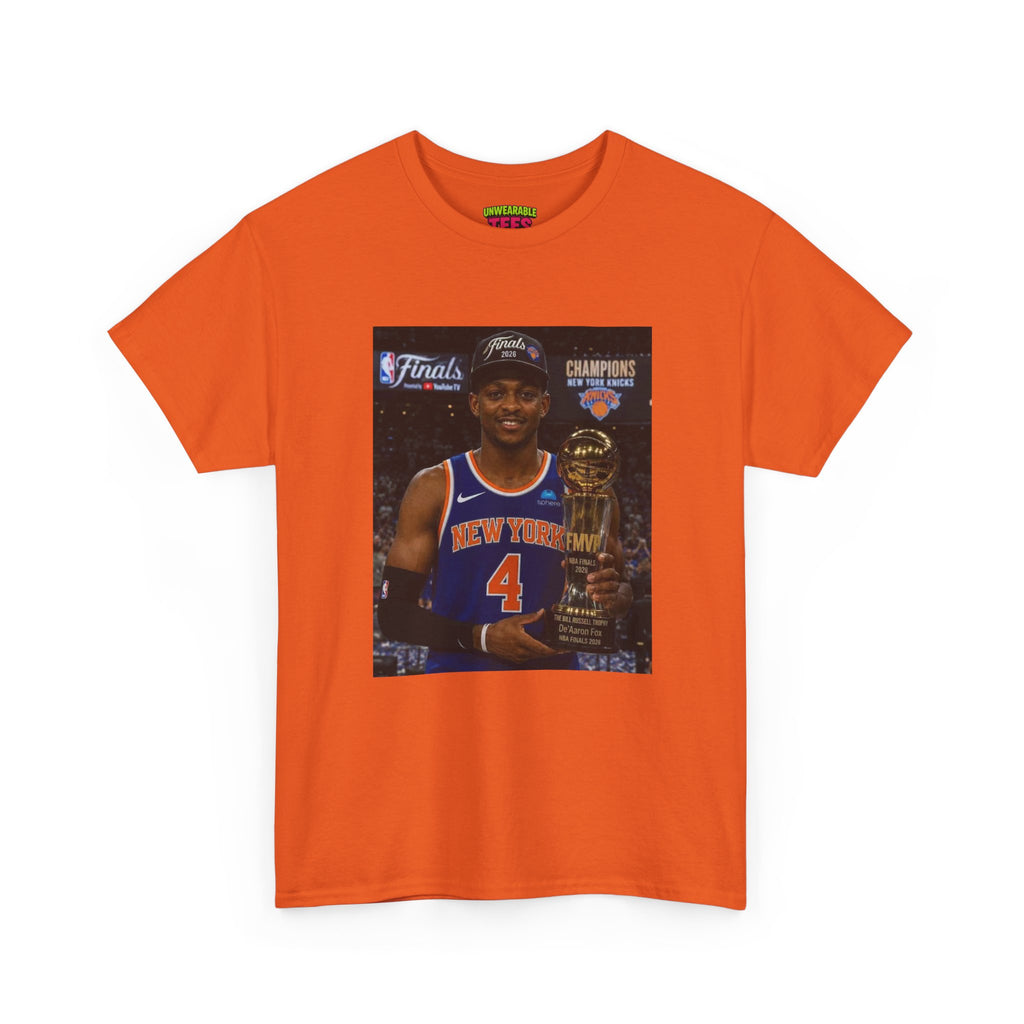 De'Aaron Fox New York Knicks 2026 NBA Finals MVP T-Shirt