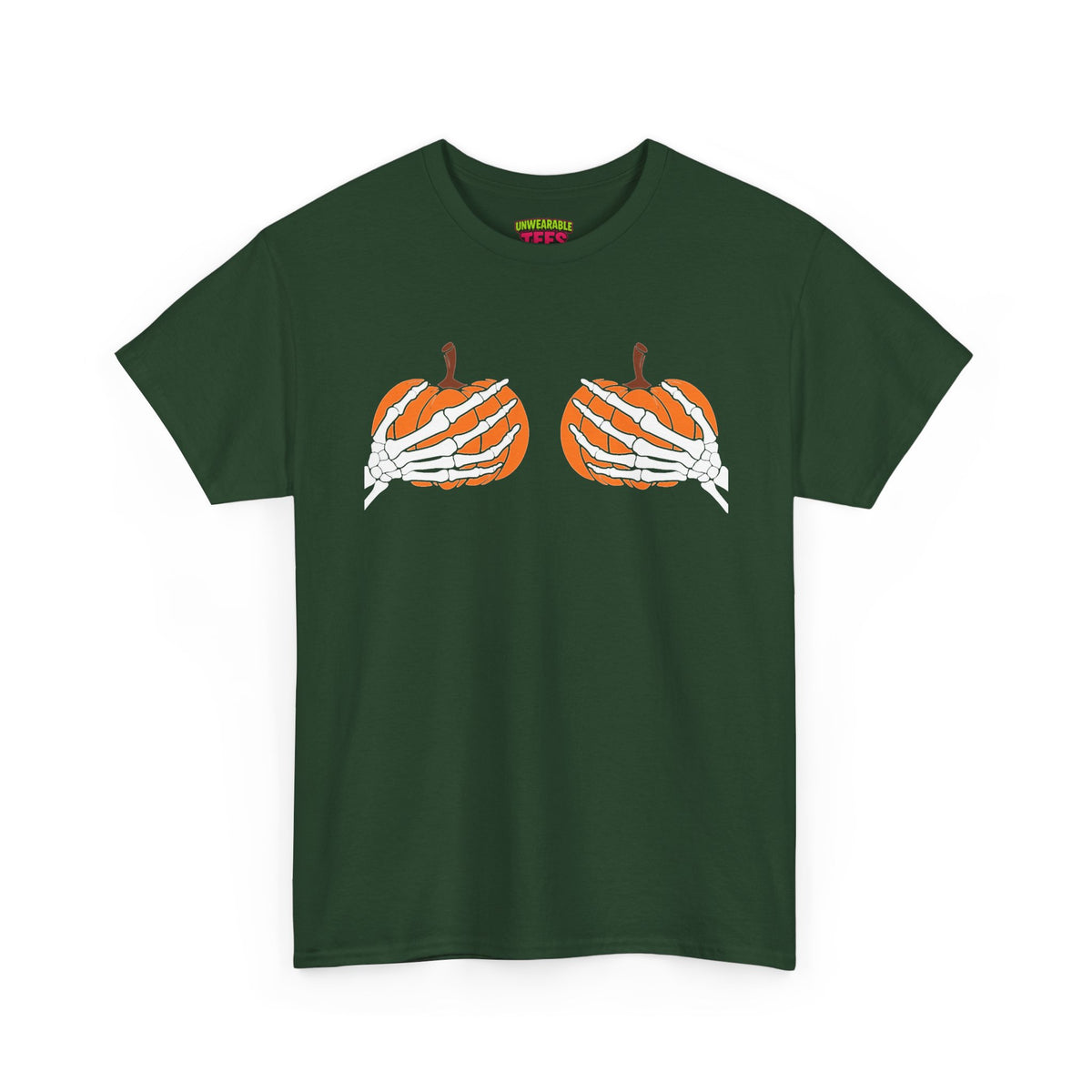 Boobs Pumpkins Inappropriate Halloween T-Shirt