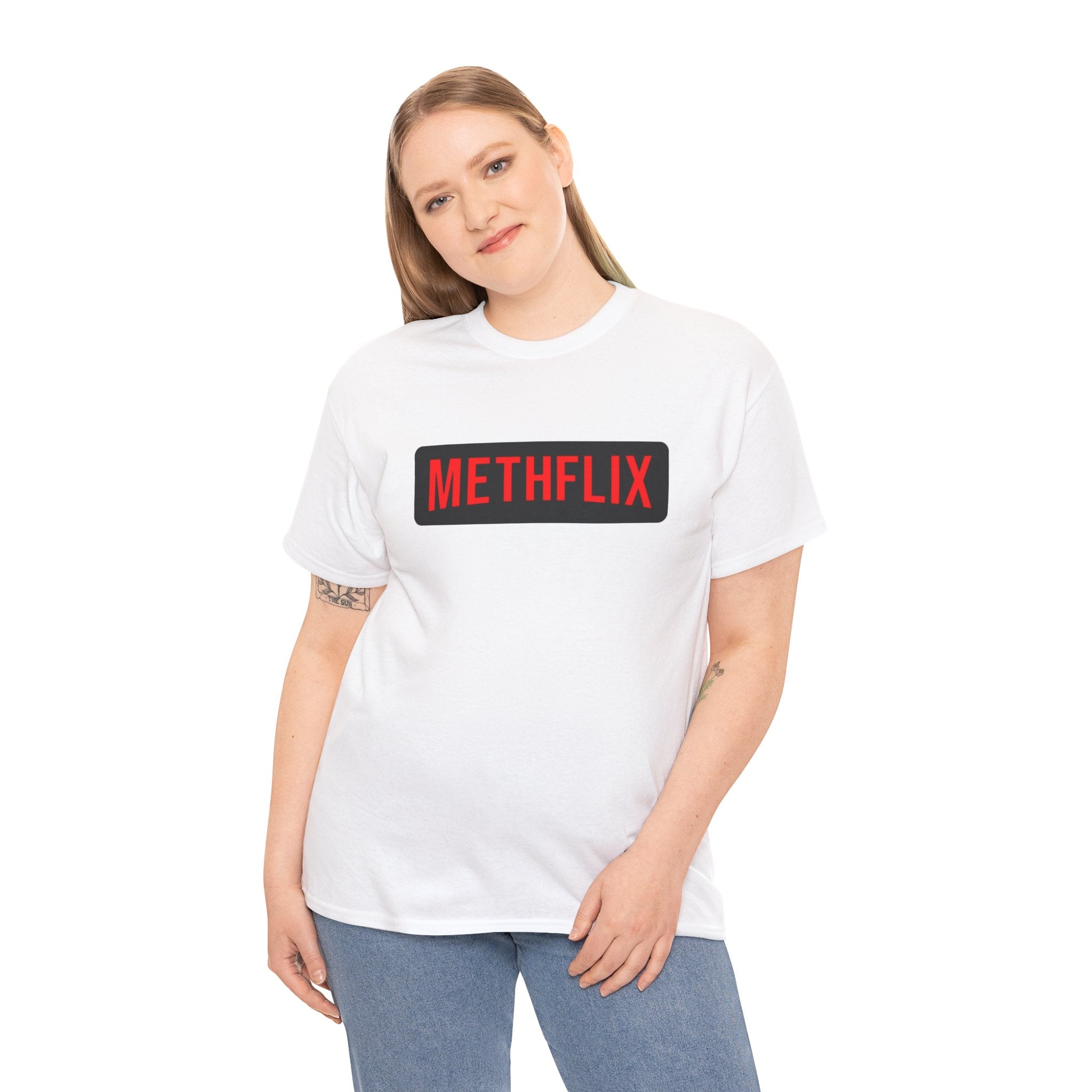 Netflix Parody Logo "Methflix" T-Shirt