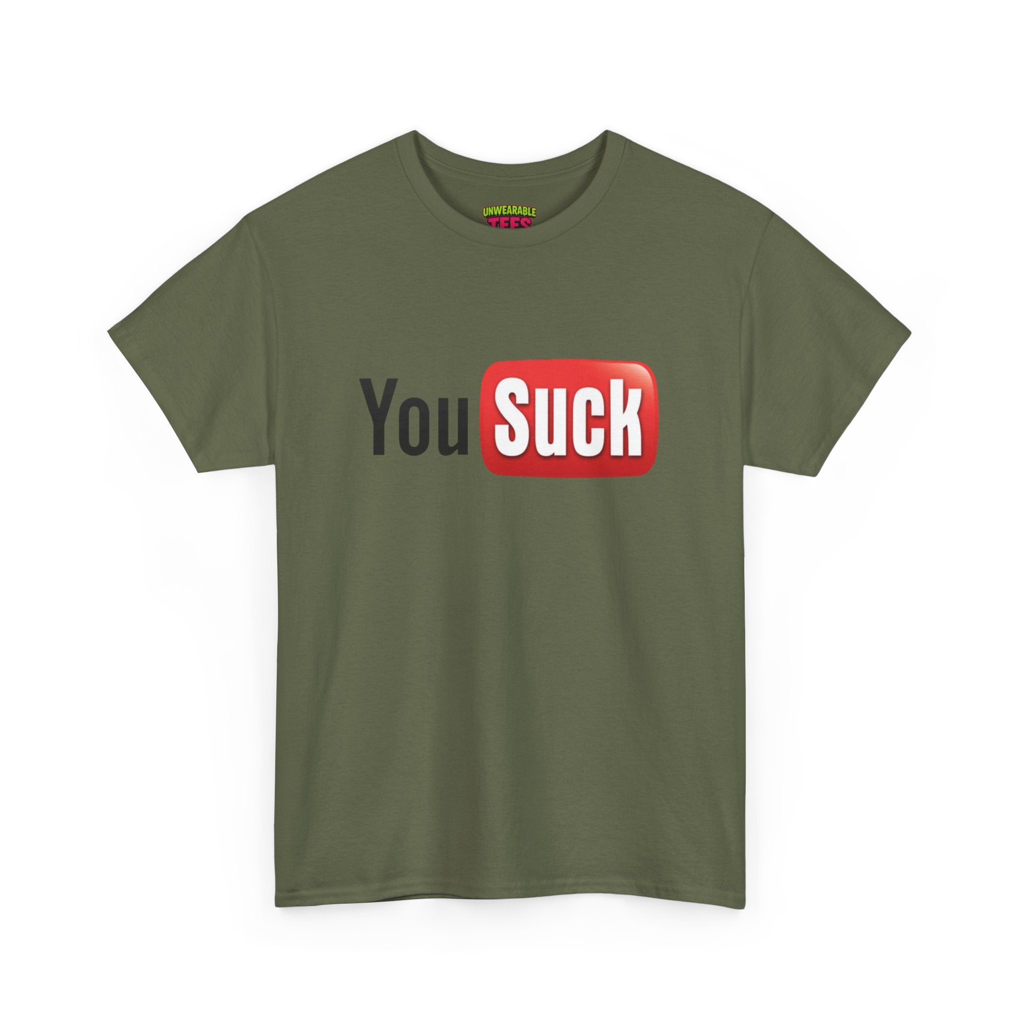 YouTube Parody Logo "YouSuck" T-Shirt