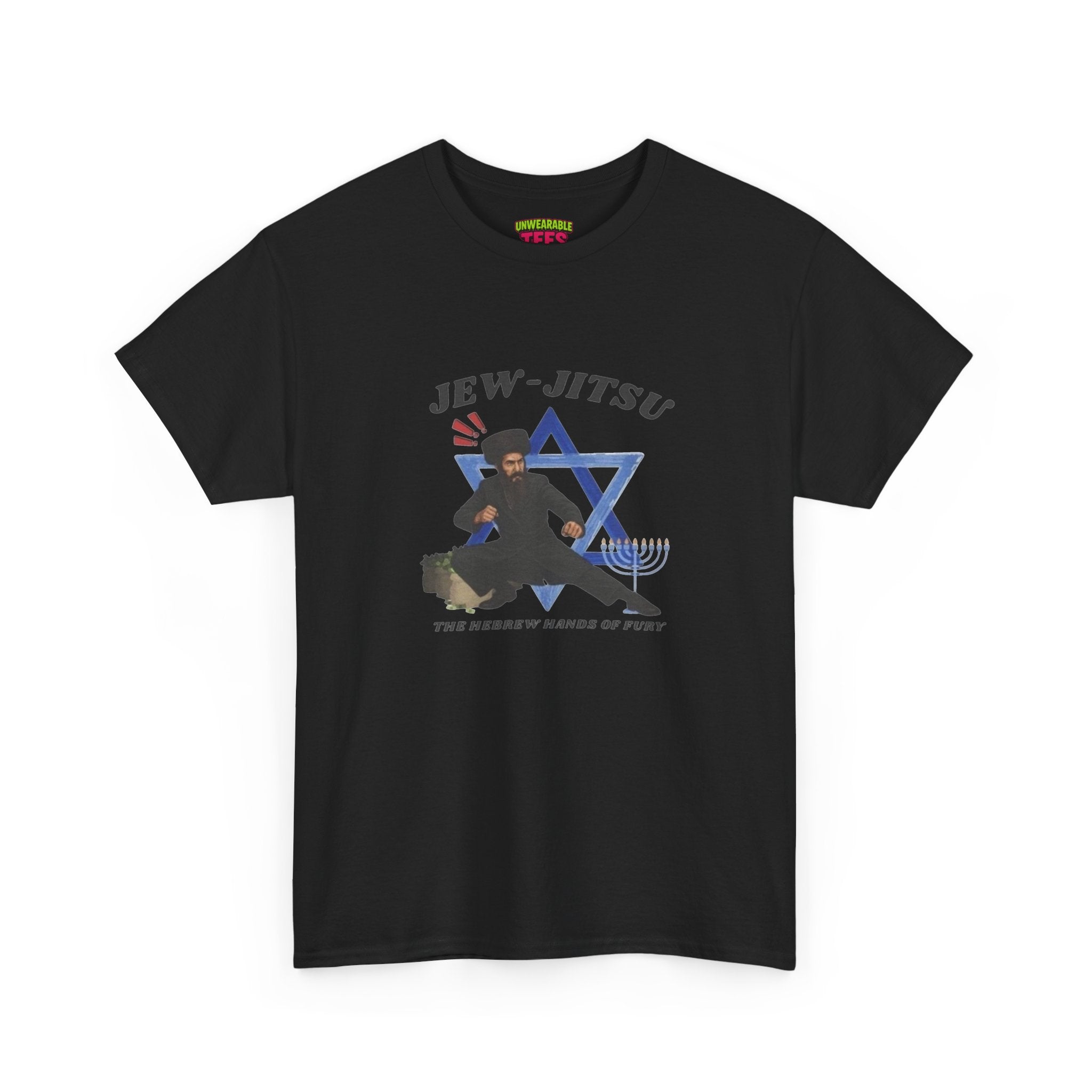 Jew-Jitsu The Hebrew Hands of Fury T-Shirt