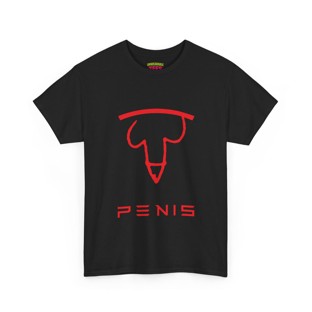 Tesla Parody Logo "Penis" T-Shirt