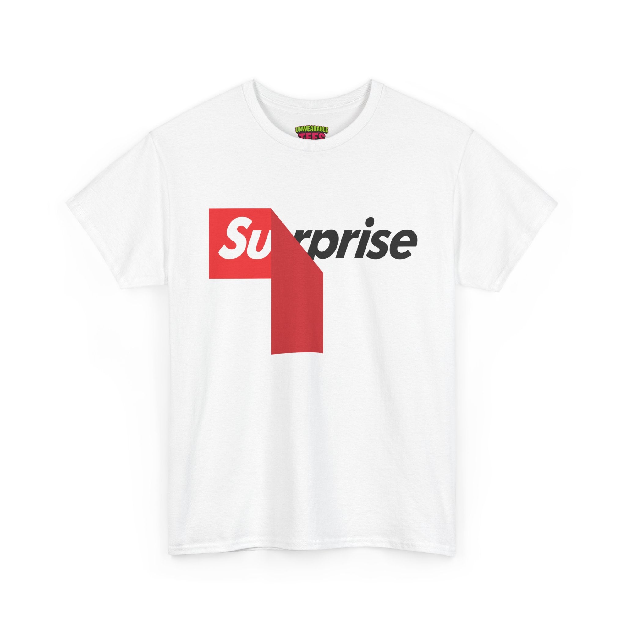 Supreme Parody Logo "Surprise" T-Shirt