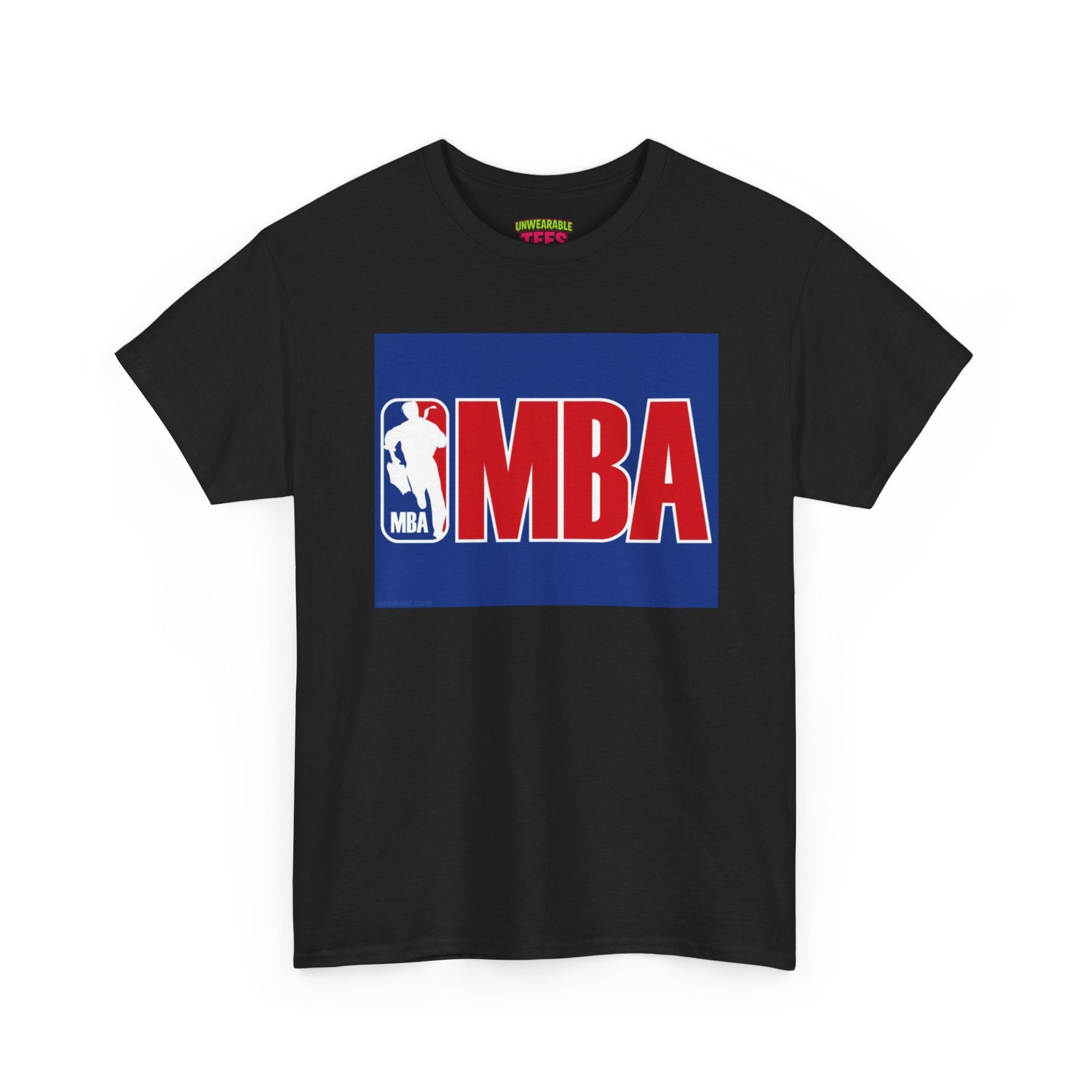 NBA Parody Logo "MBA" T-Shirt