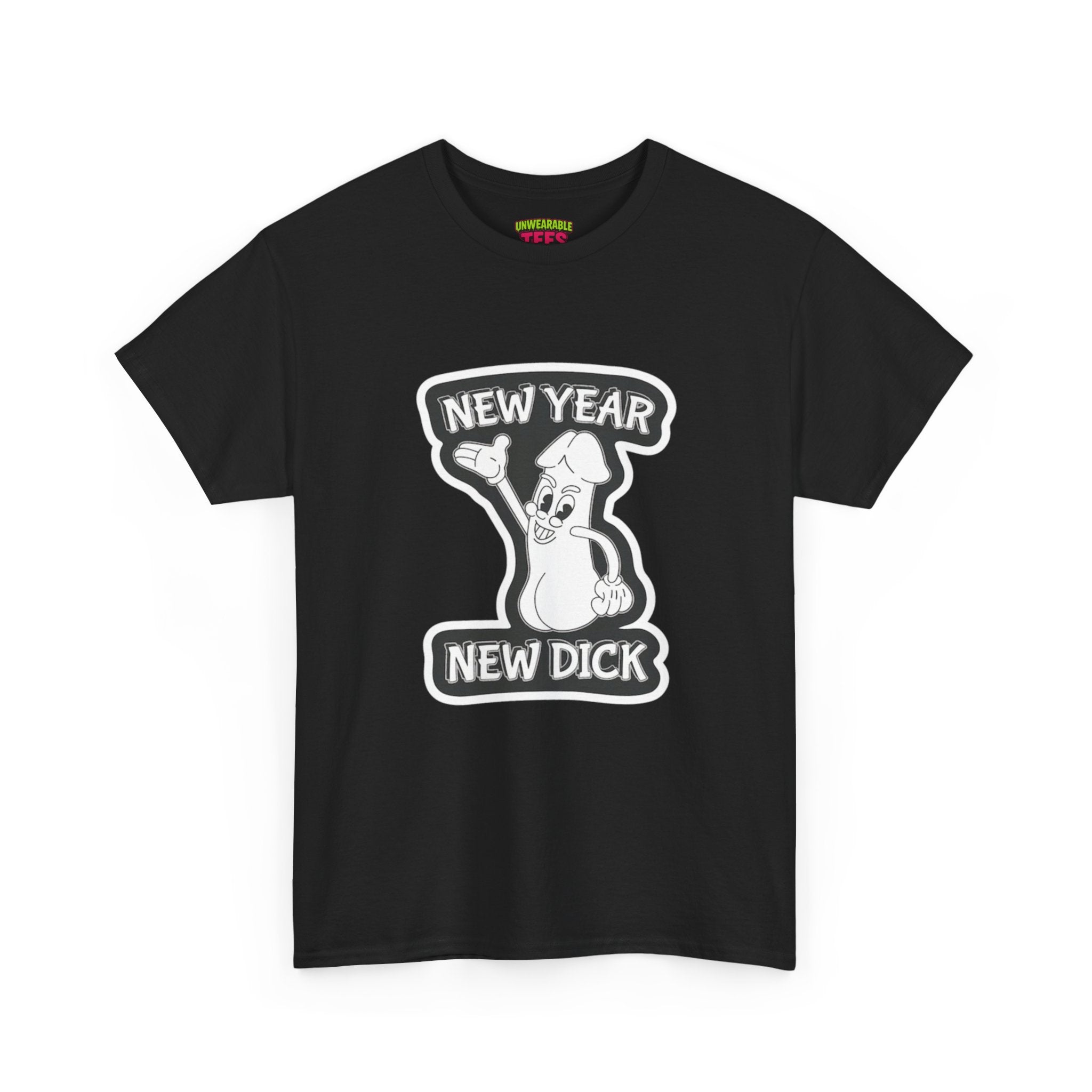 New Year New Dick Inappropriate New Year T-Shirt