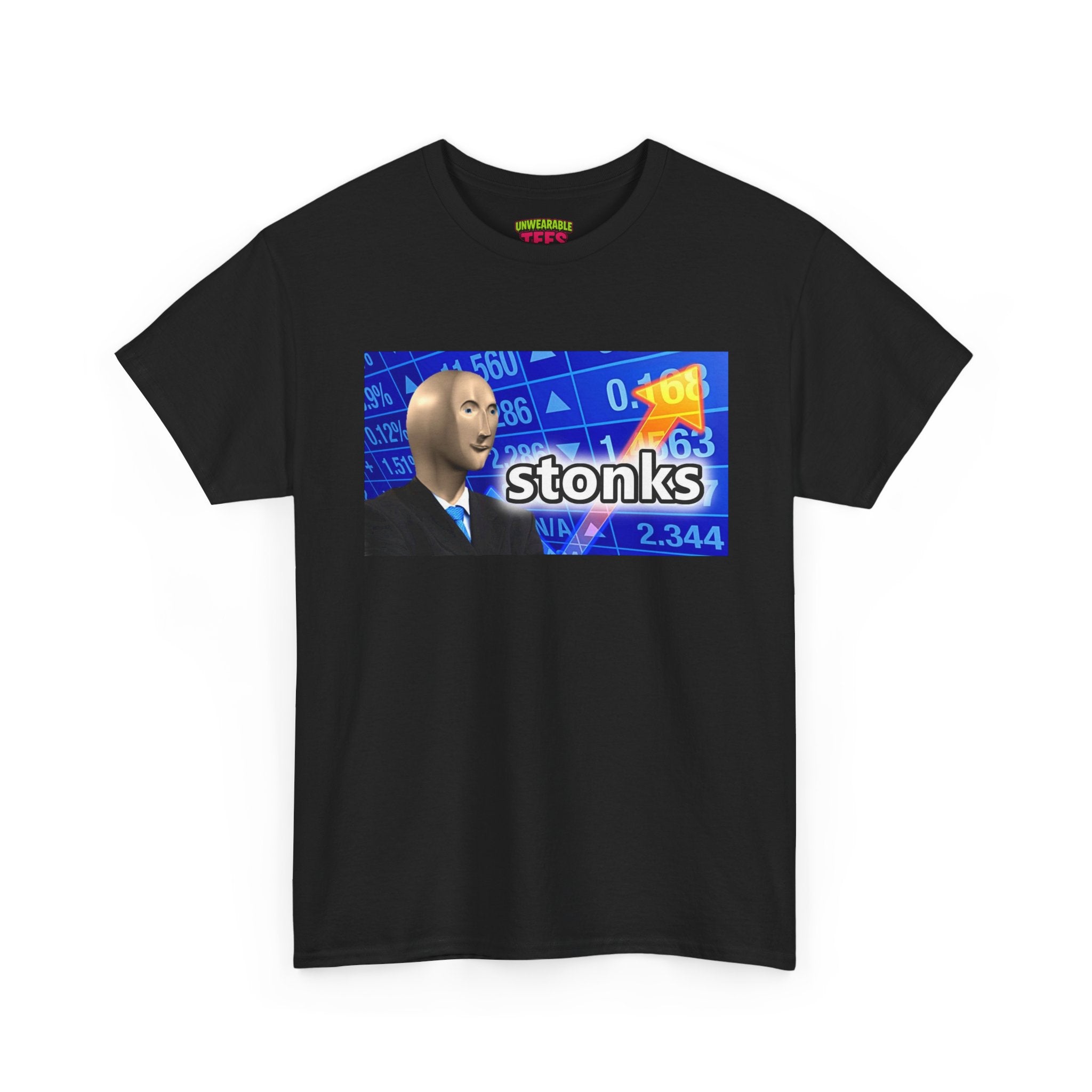 Stonks Stock Market Meme T-Shirt