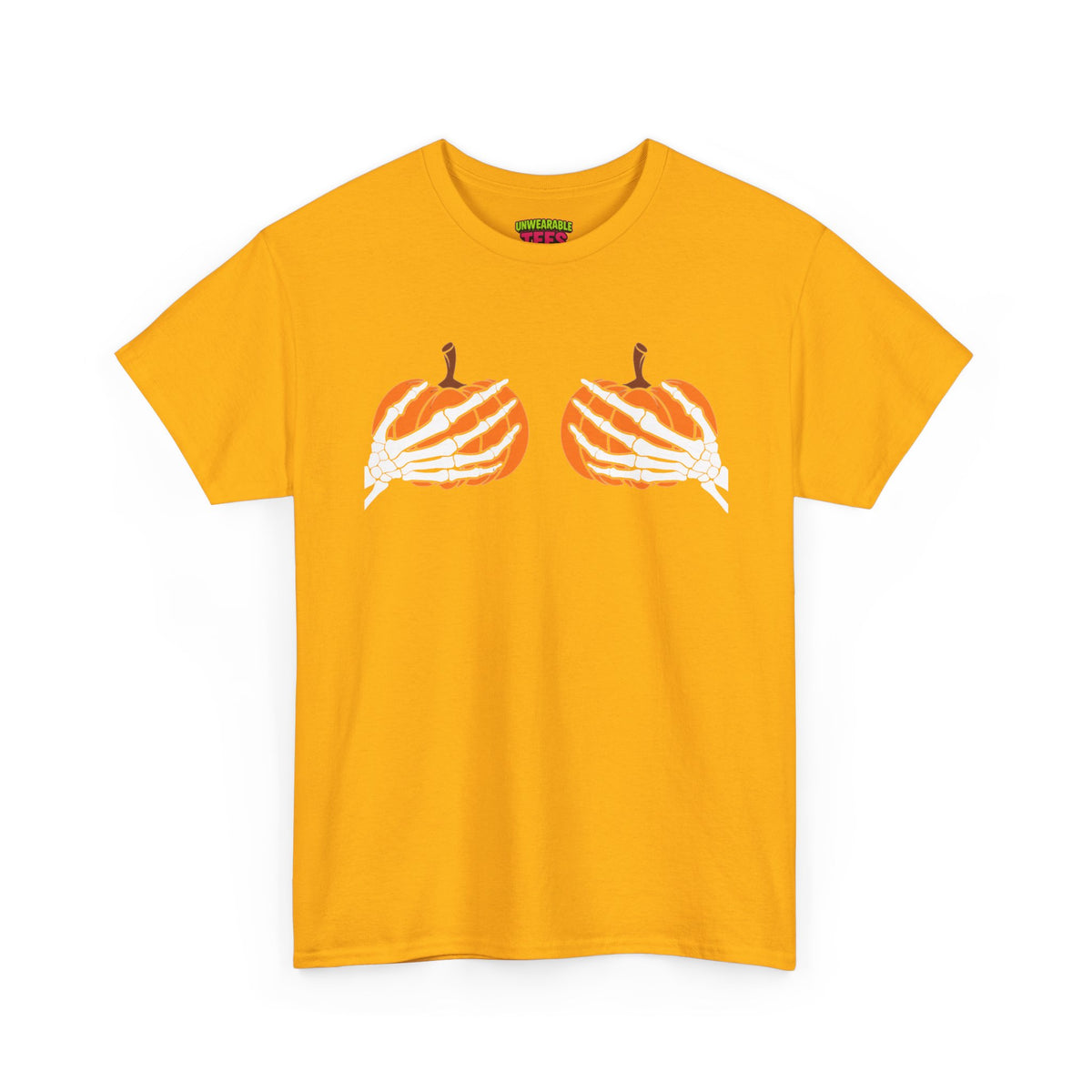Boobs Pumpkins Inappropriate Halloween T-Shirt