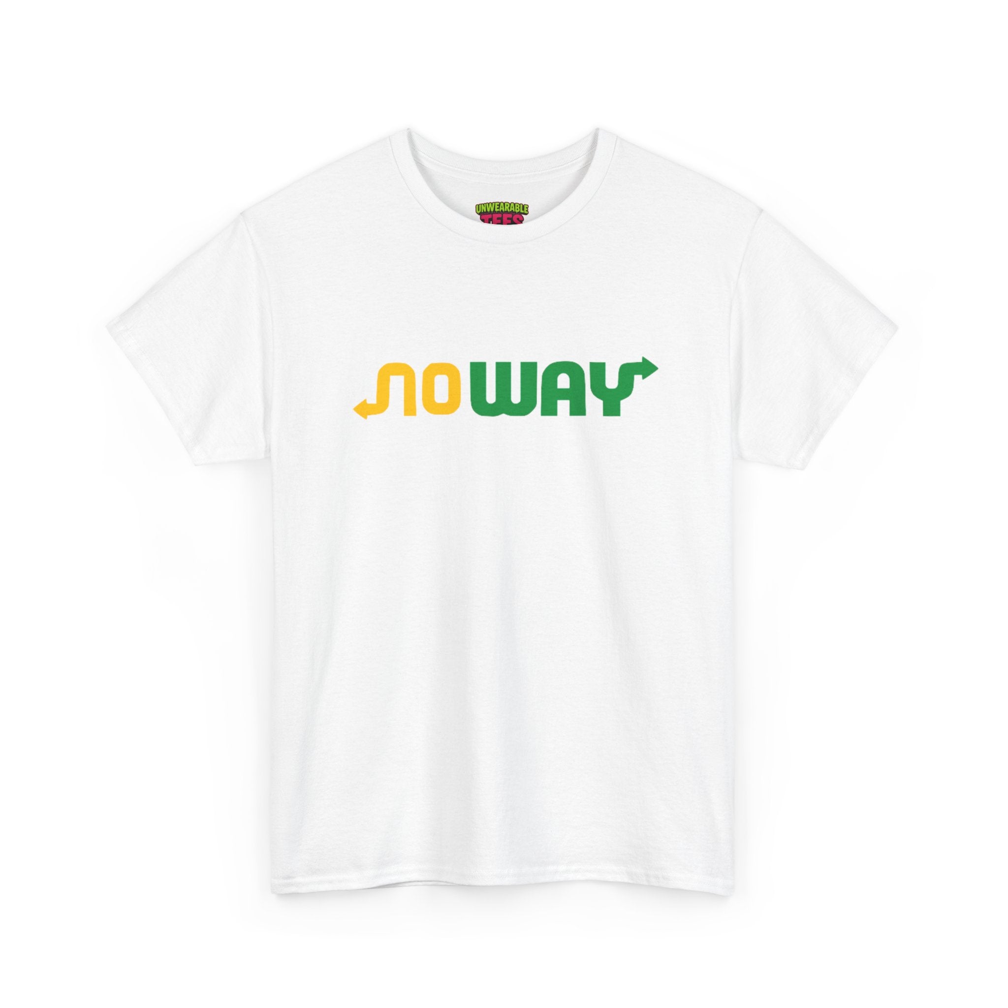 Subway Parody Logo "No way" T-Shirt