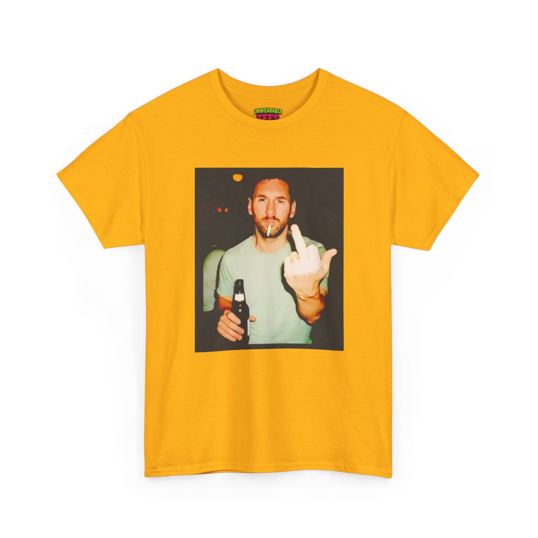 Lionel Messi Happy Hour Middle Finger T-Shirt