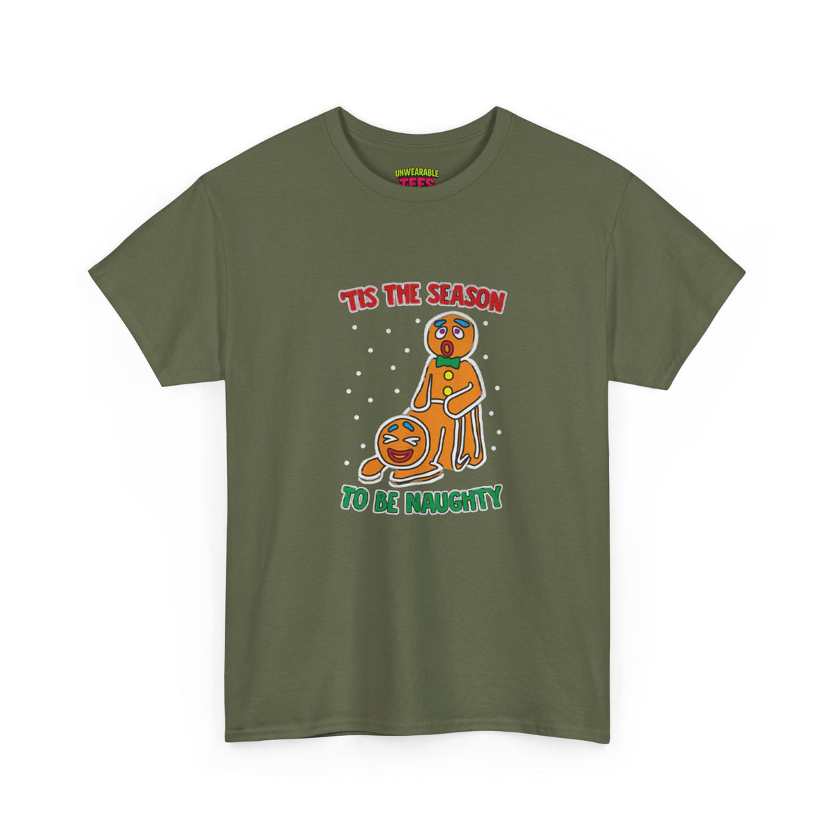 Tis the Season to be Naughty Inappropriate Christmas T-Shirt