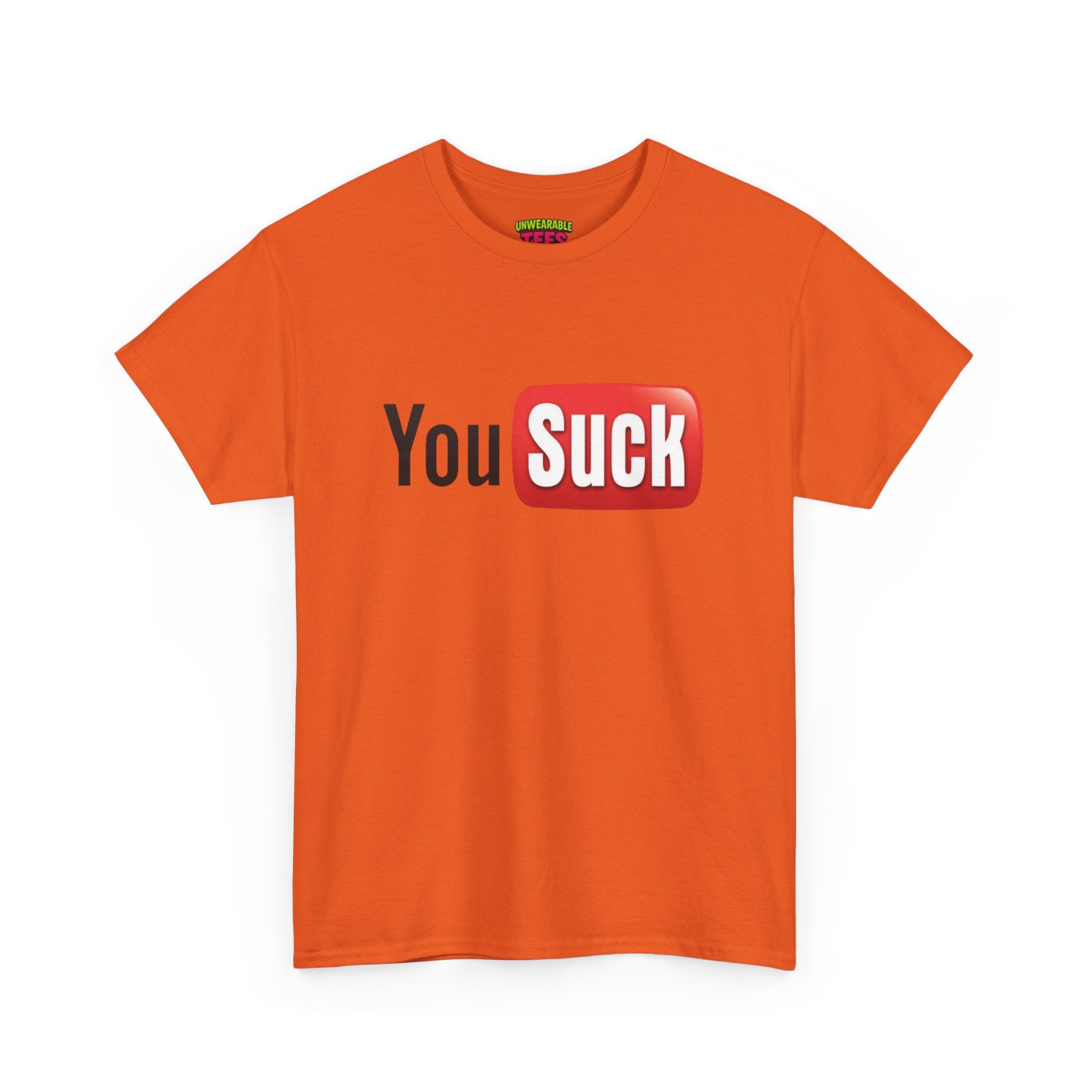 YouTube Parody Logo "YouSuck" T-Shirt