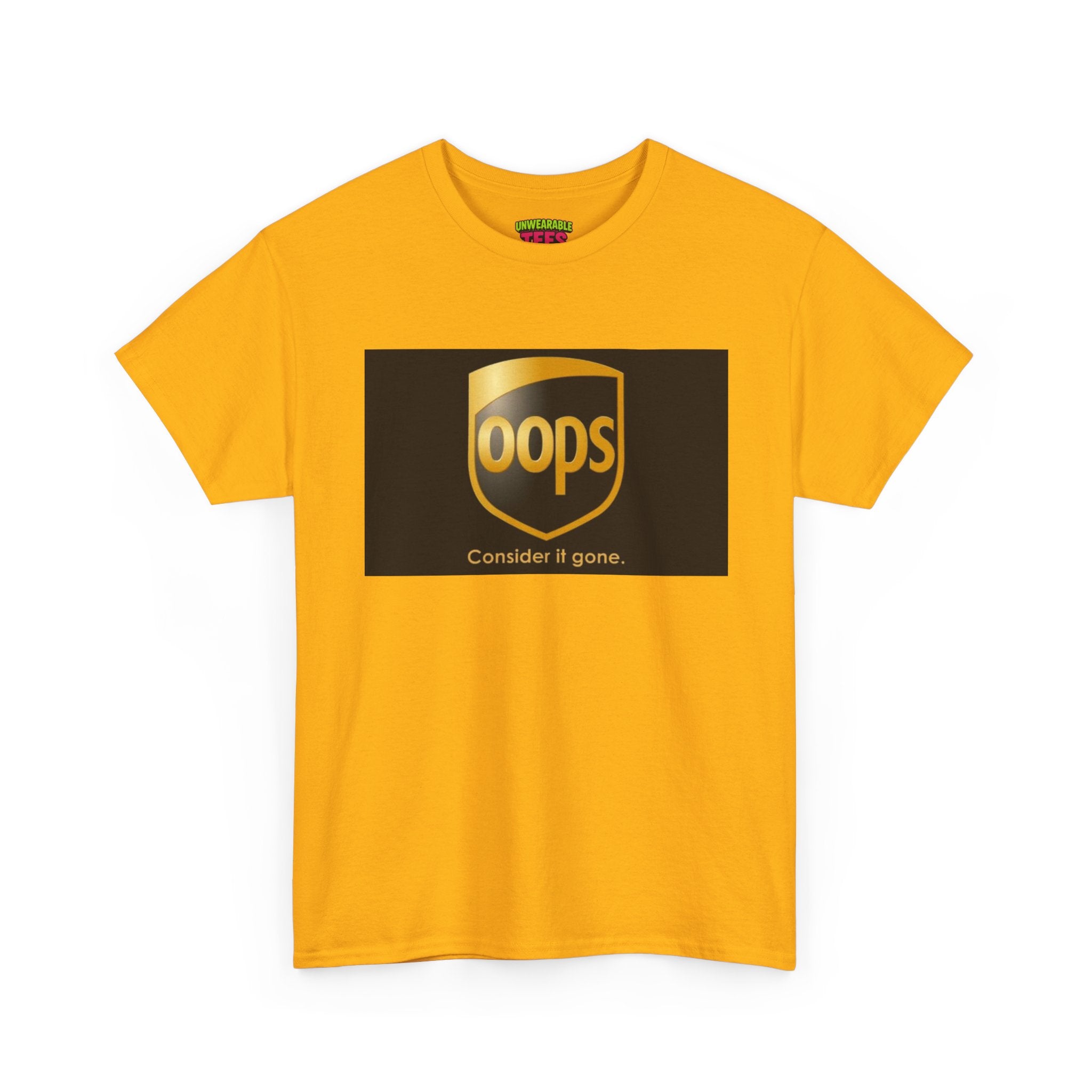 UPS Parody Logo "Oops" T-Shirt