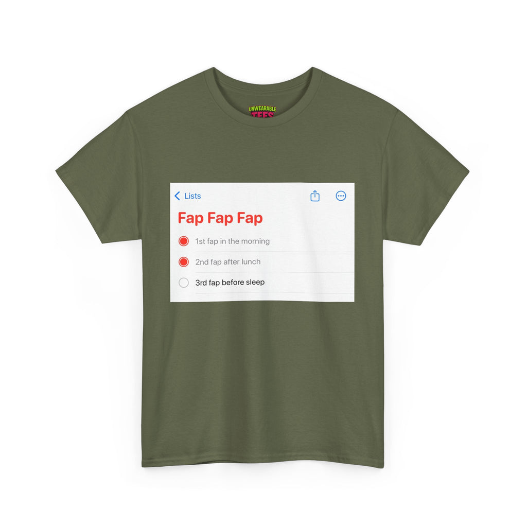 Fap Fap Fap iPhone Reminder T-Shirt