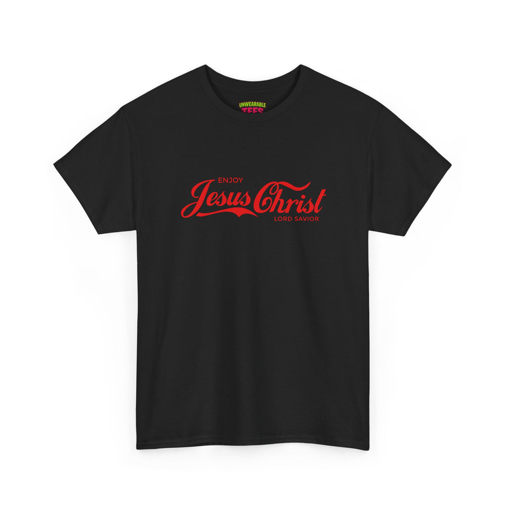 Coca Cola Parody Logo "Jesus Christ" T-Shirt