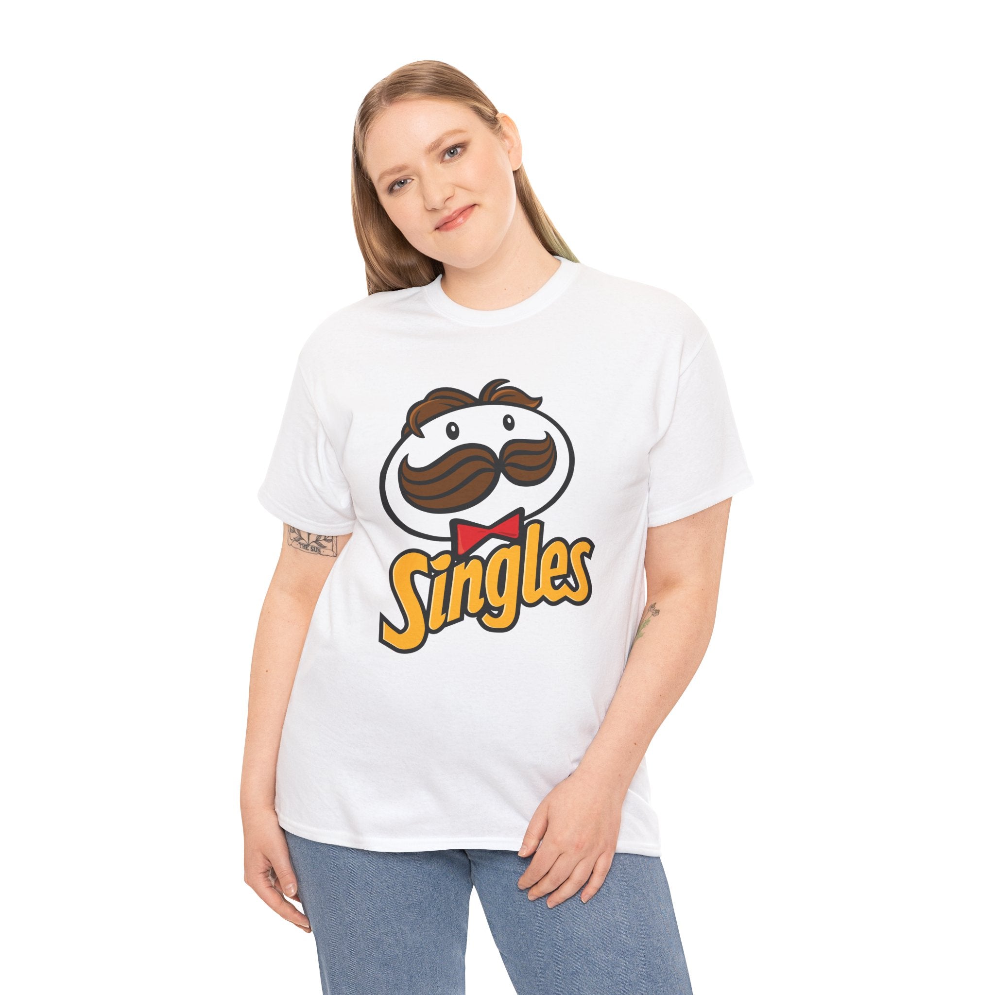 Pringles Parody Logo "Singles" T-Shirt